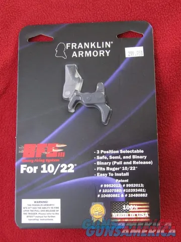 Franklin Armory BFSIII 10/22 Binary Trigger