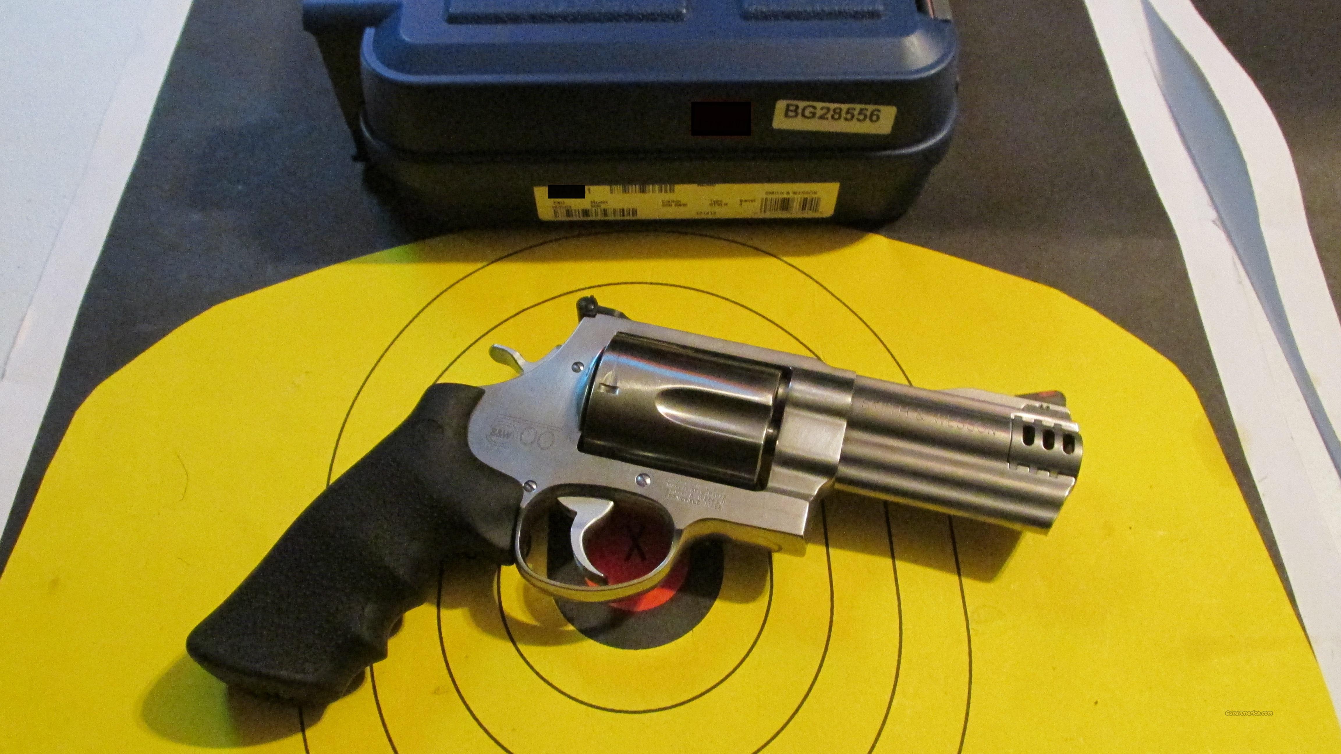 SMITH & WESSON 500 S&W 4" REVOLVER PORTED (1635... for sale