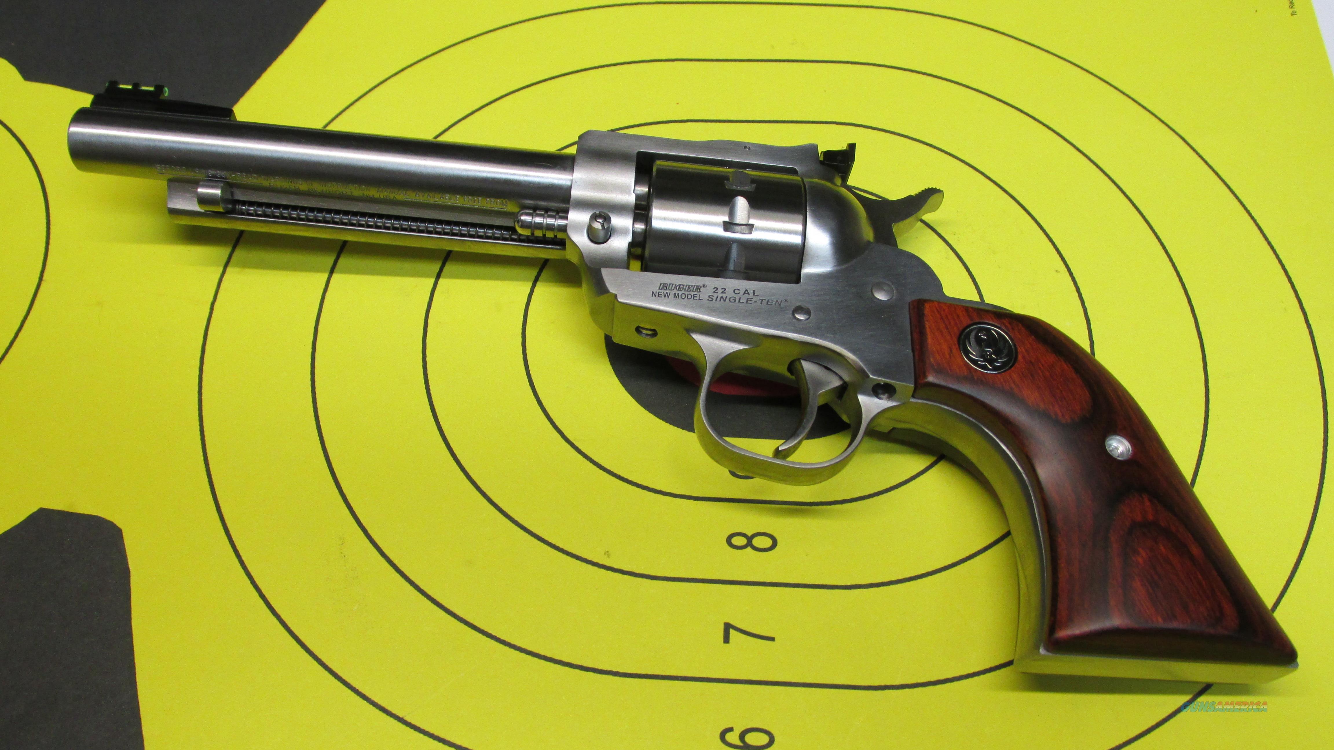 RUGER SINGLE TEN, 10 SHOT .22LR SIN... for sale at