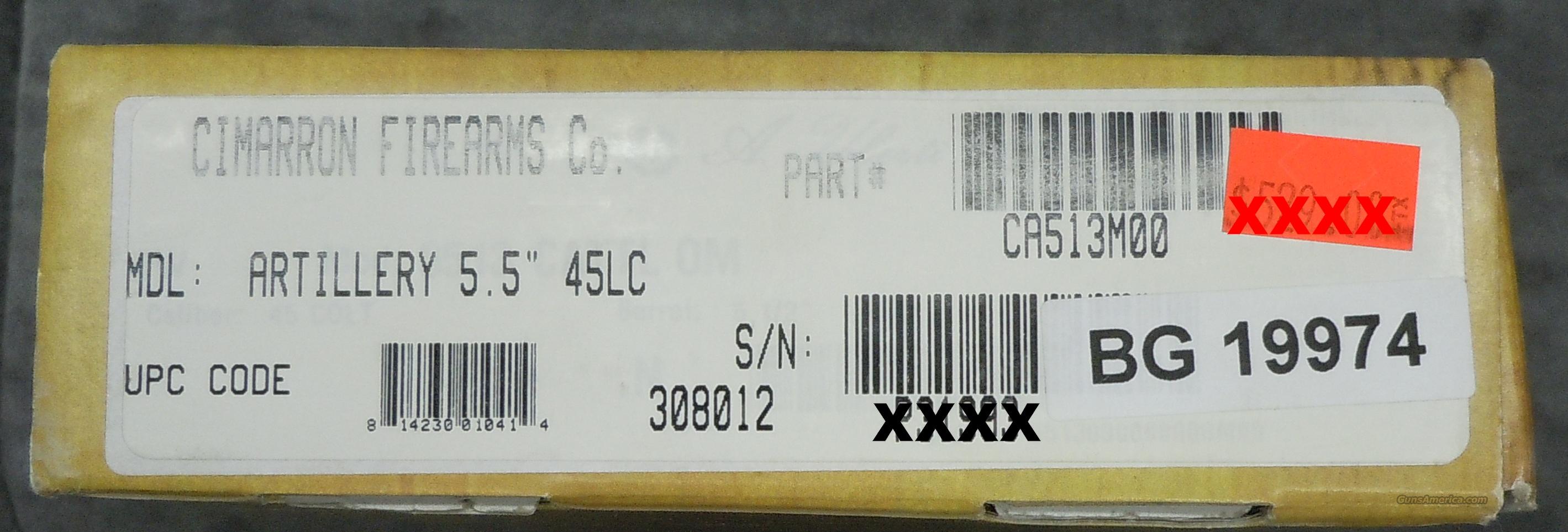 CIMARRON USV ARTILLERY 5.5" 45LC SA... for sale at