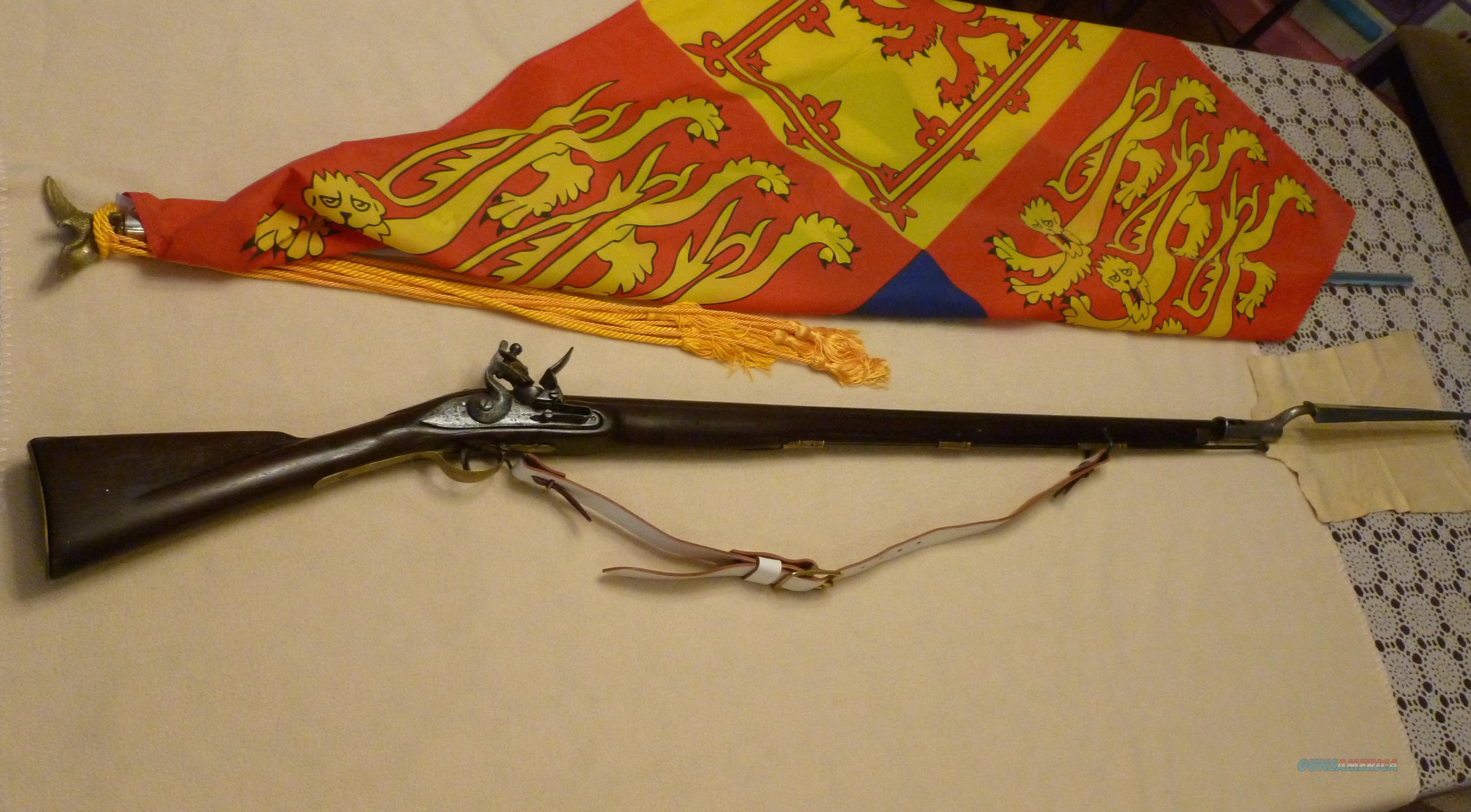 Brown Bess Musket with and for sale at