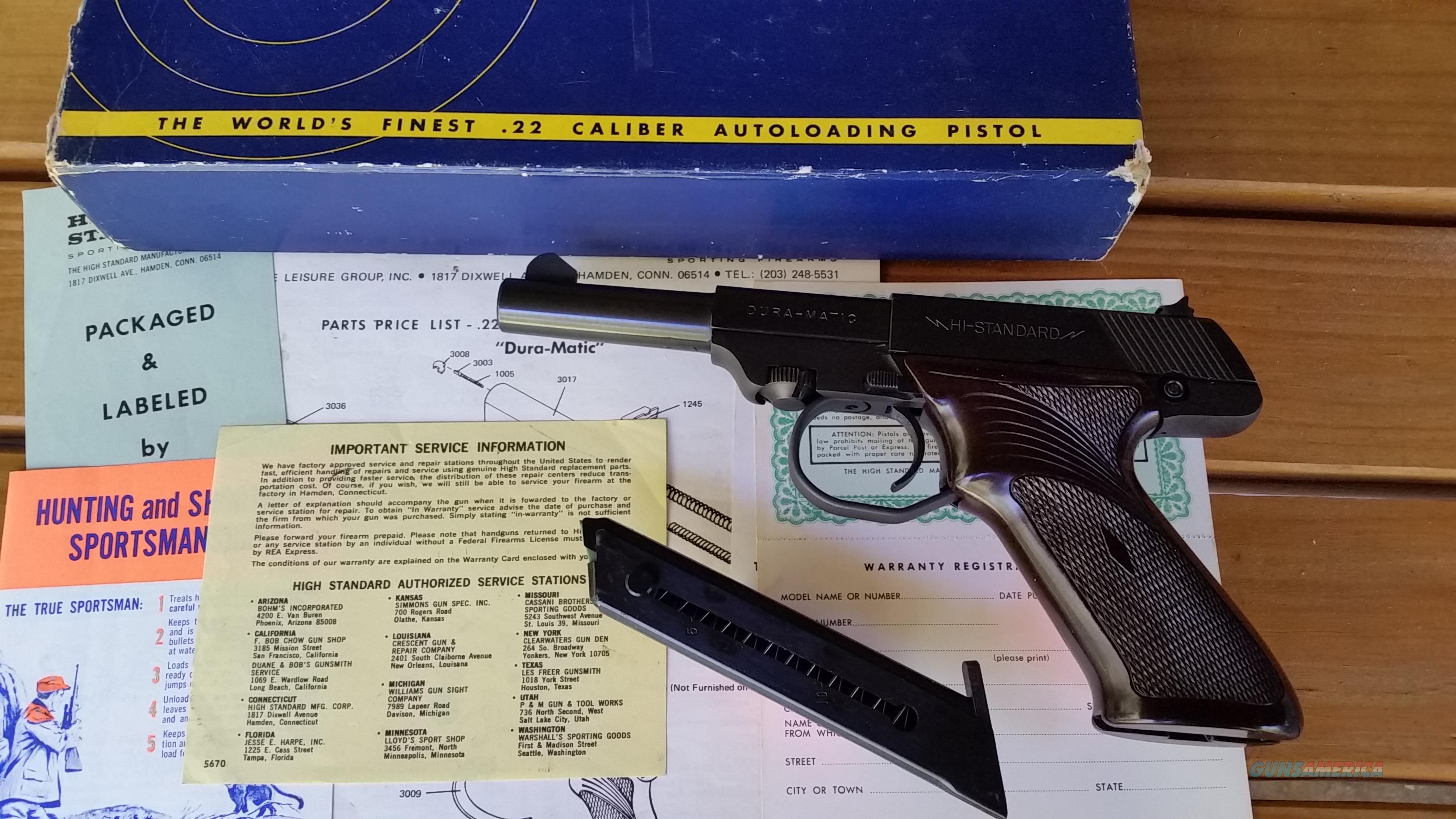 High Standard Duramatic 101 for sale at 929204056