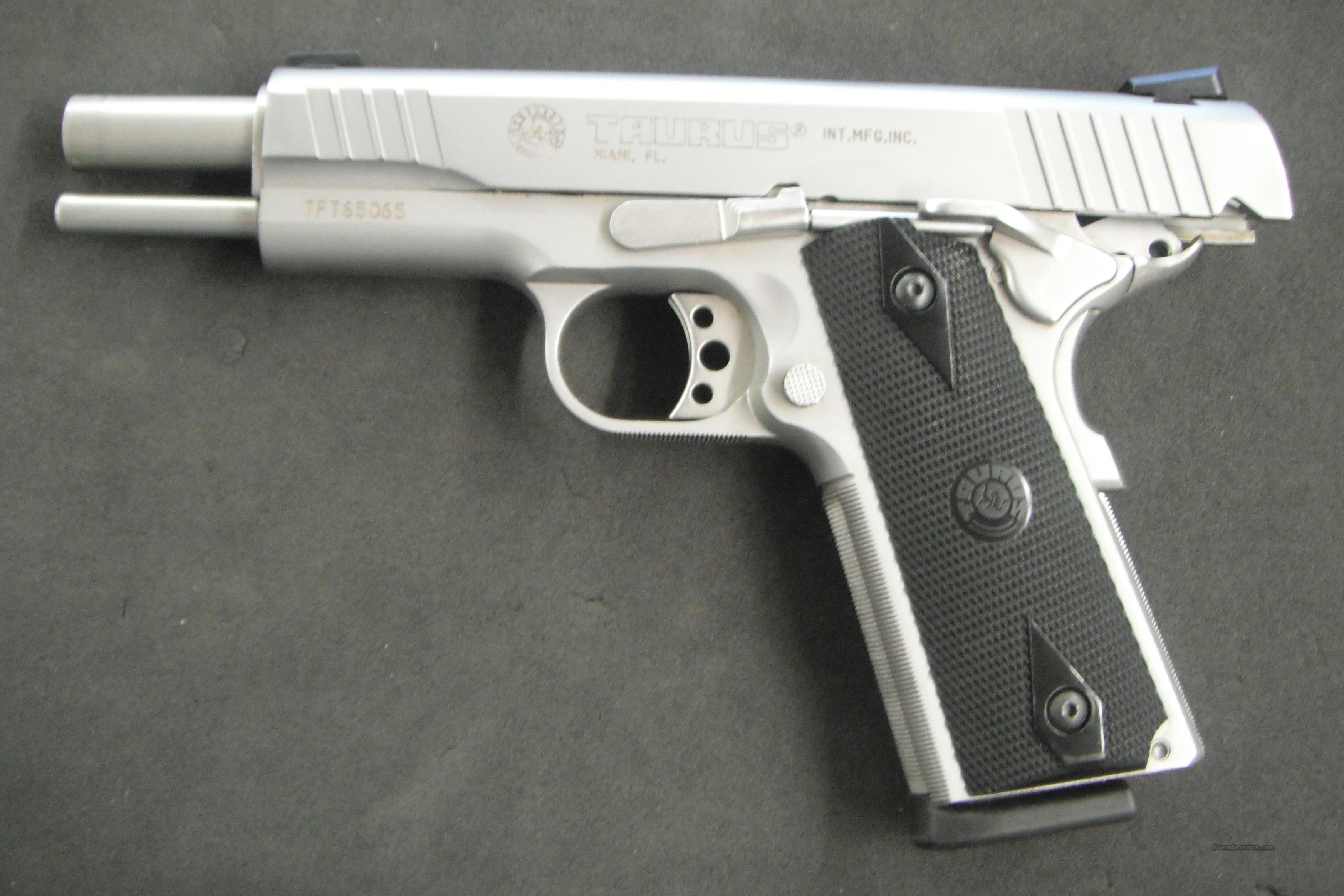 TAURUS PT 1911 in 9mm - Stunning in Stainless for sale