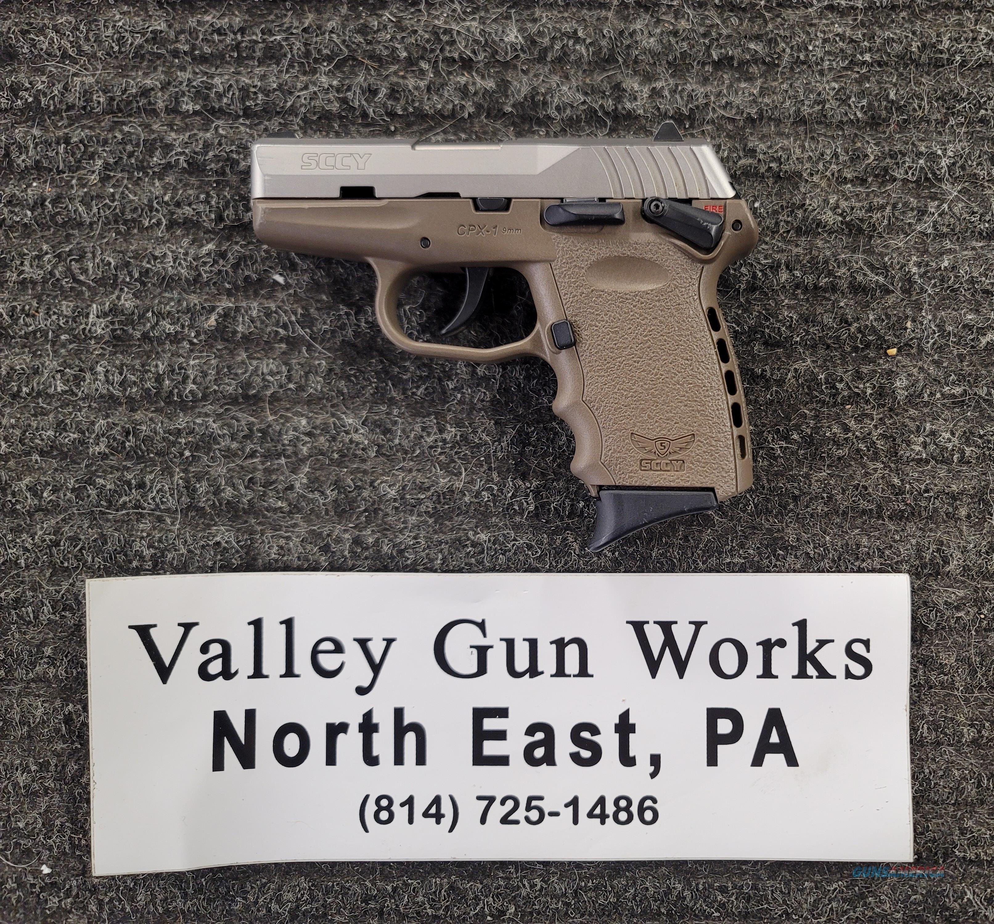 SCCY CPX1 9mm FDE Stainless Free... for sale at 997676467