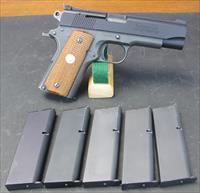 COLT OFFICERS MODEL CONVERTED TO .22LR WITH CIENER CONVERSION AND FIVE 1O SHOT CIENER MAGAZINES.