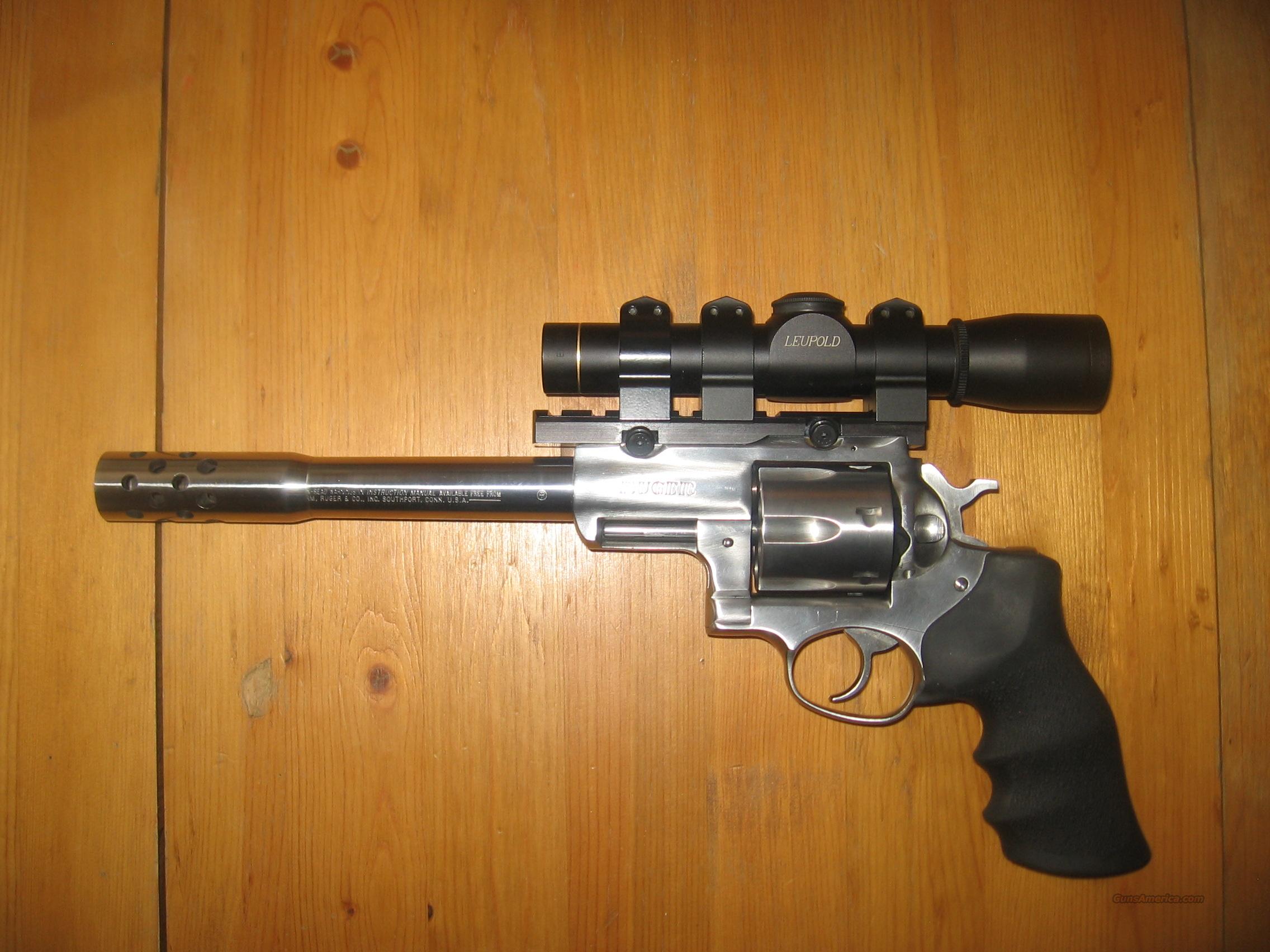 Ruger super redhawk .44 w/scope&bra... for sale at