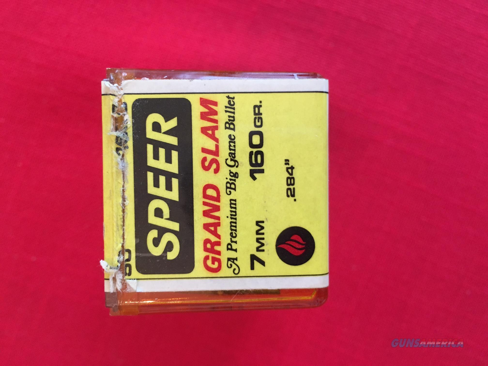 Speer Grand Slam 7mm (.284) 160 g... for sale at