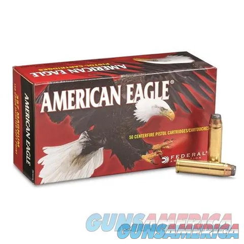 Federal American Eagle 357 Magnum Ammo 158 Grain Jacketed Soft Point /50 Rounds 