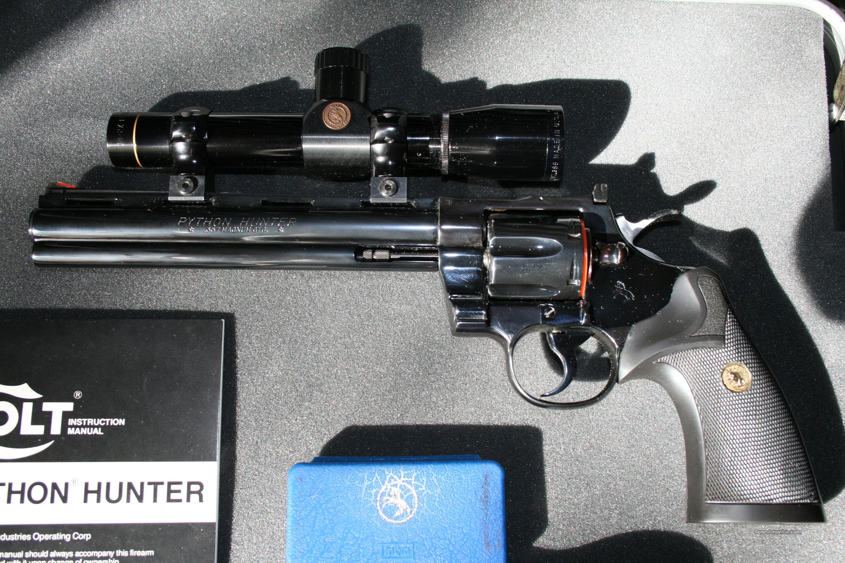 Colt Python Hunter .357 Magnum for sale at Gunsamerica.com: 904965134