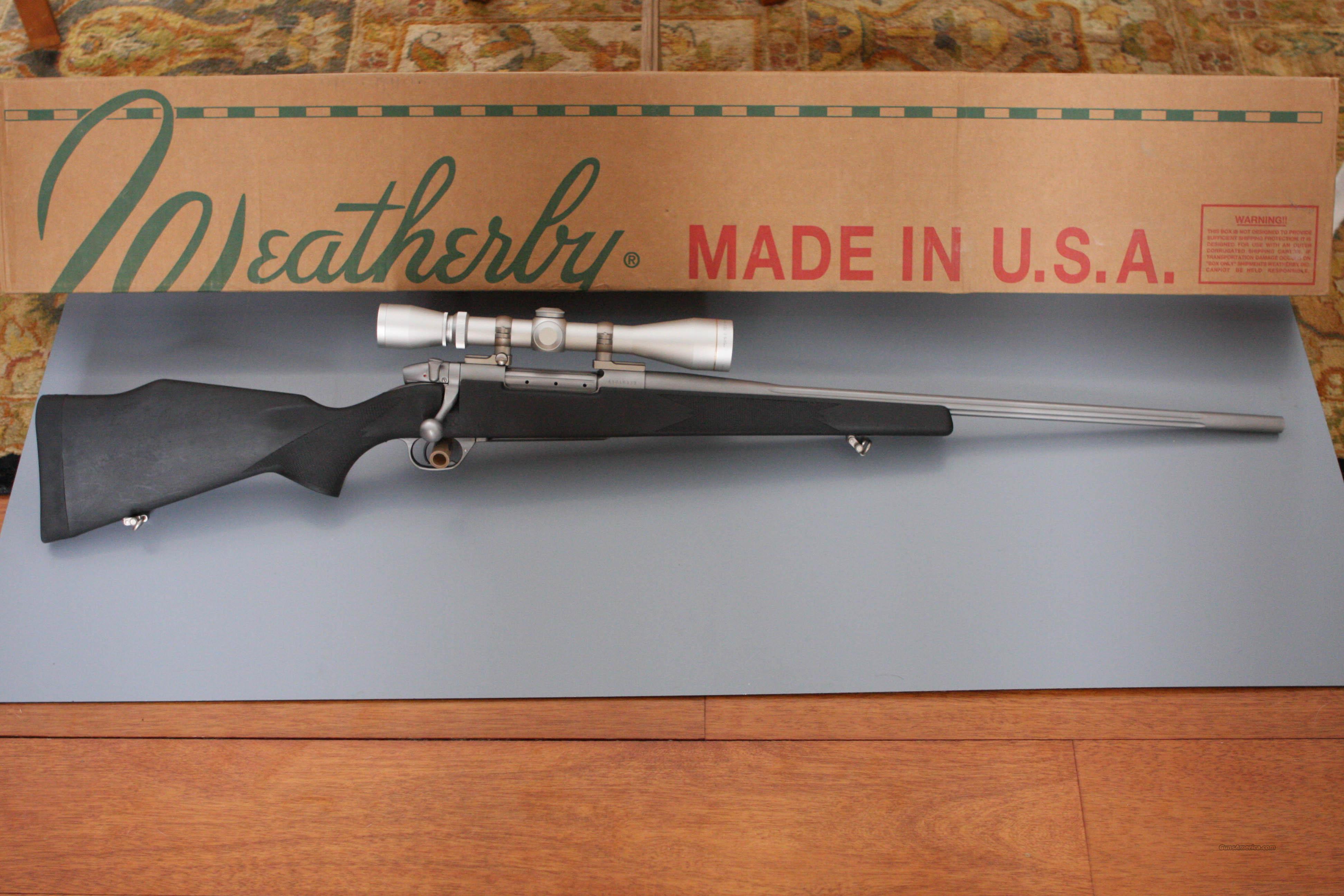 Weatherby Mark V Fluted Stainless S... for sale at
