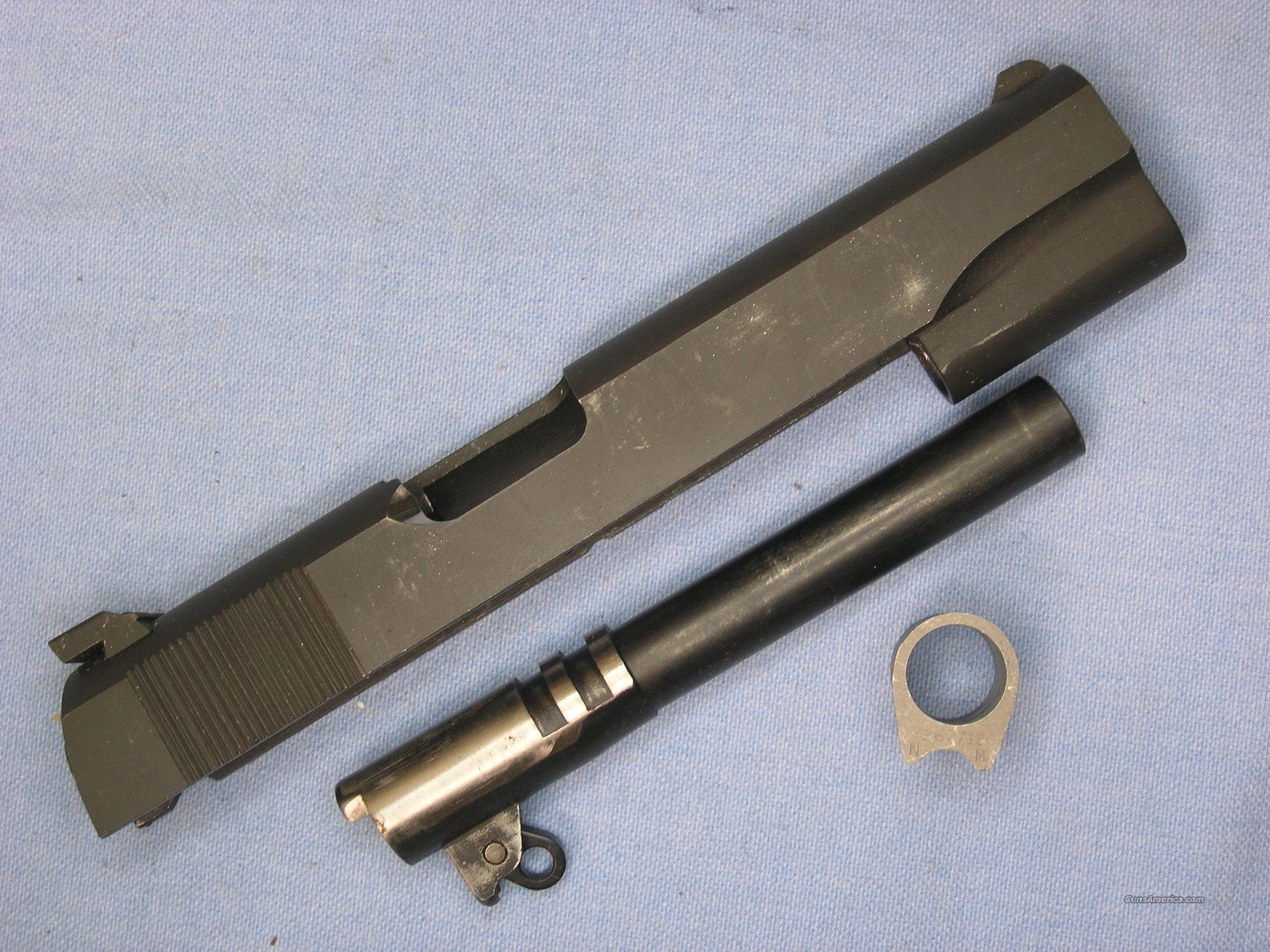 Colt 1911 .45acp Military National Match slide for sale