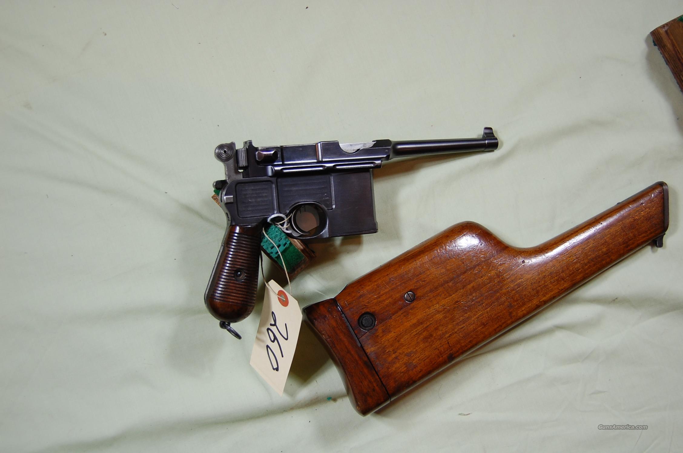 RARE MAUSER BROOM HANDLE PISTOL for sale