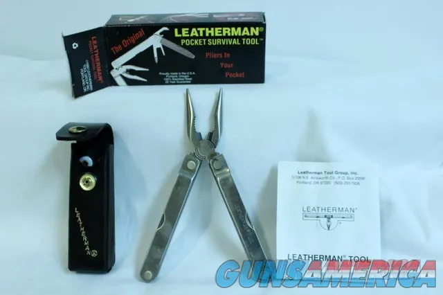 Leatherman pocket survival multi tool knife 12 tool  NEW NOS