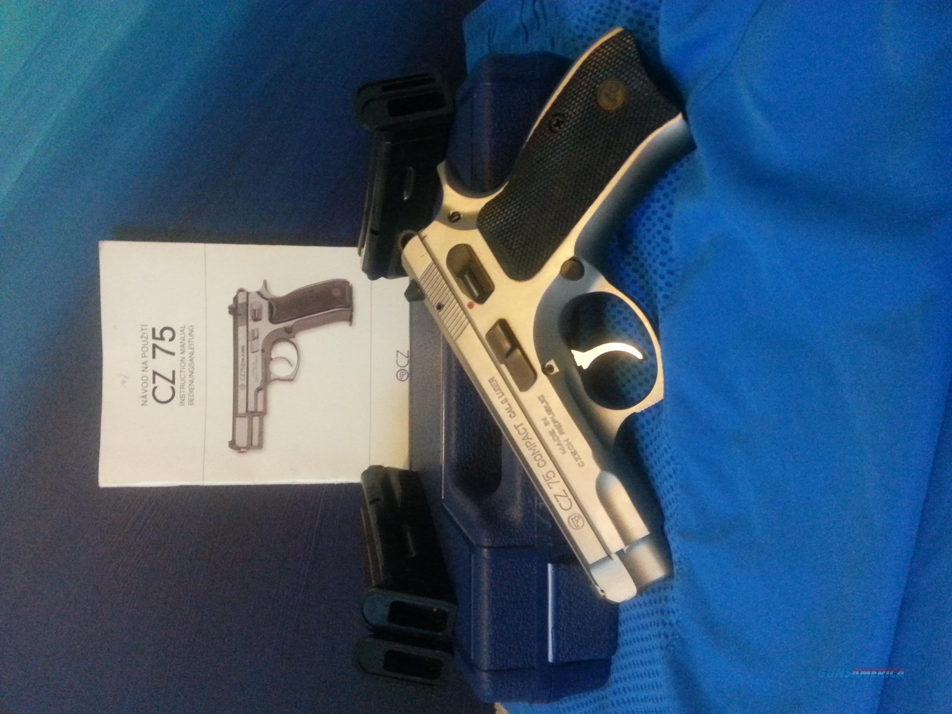 Cz 75 Compact 9mm Satin Nickel For Sale