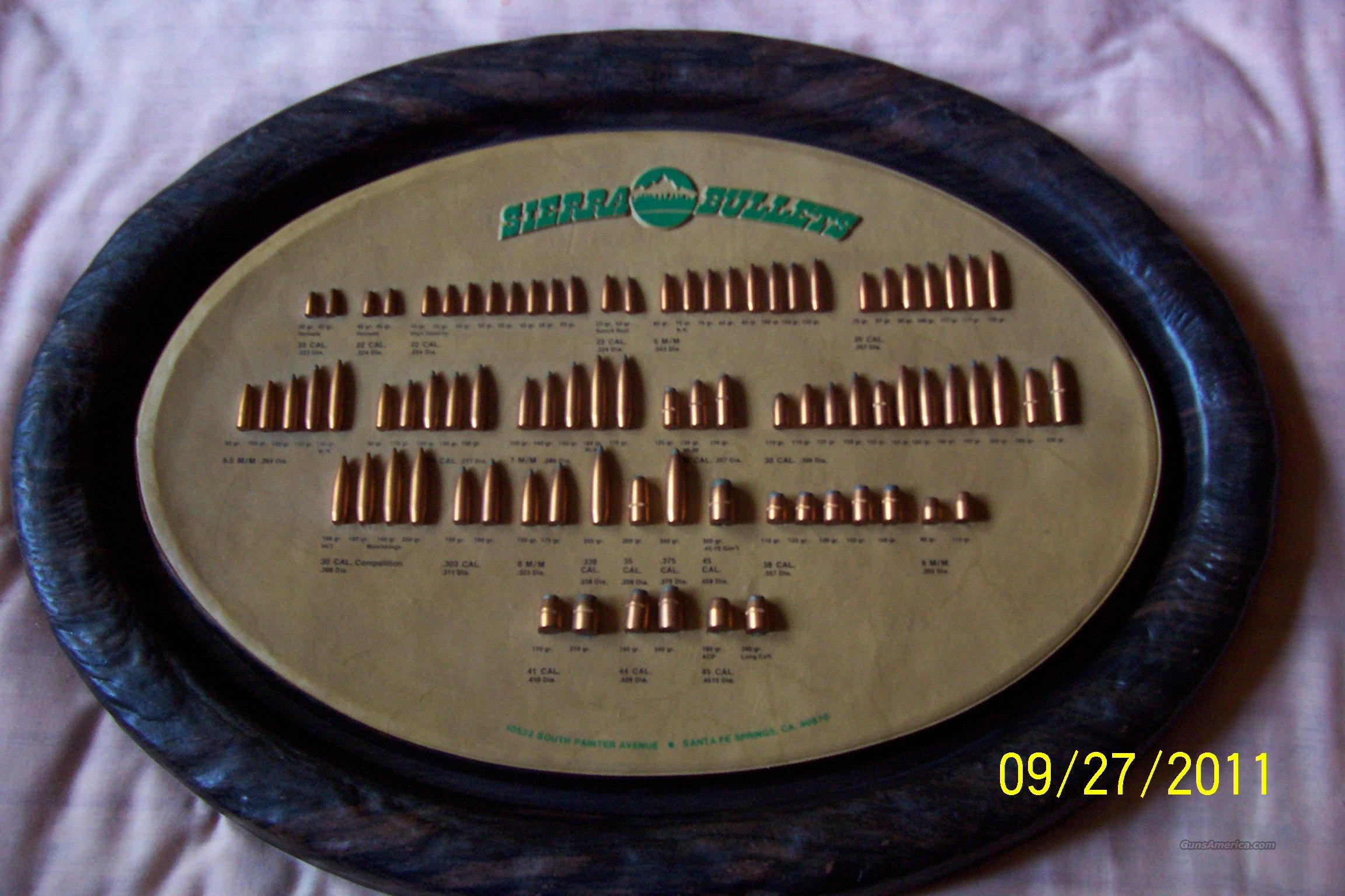 Sierra Bullets Display Board for sale at 987937346