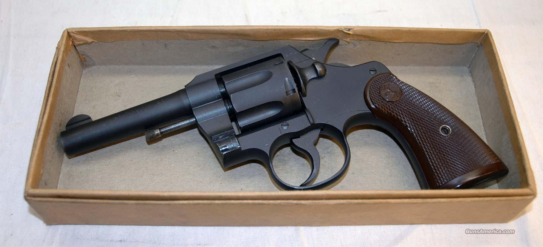 Colt Commando 38 Special Revolver Wwii Mint For Sale