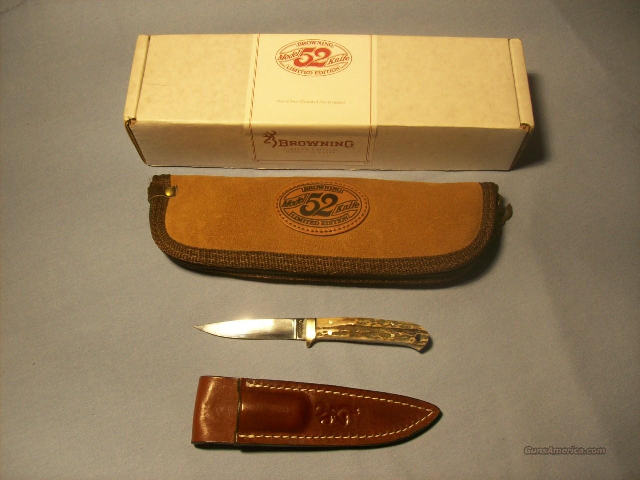 Browning Model 52 Limited Edition Knife for sale