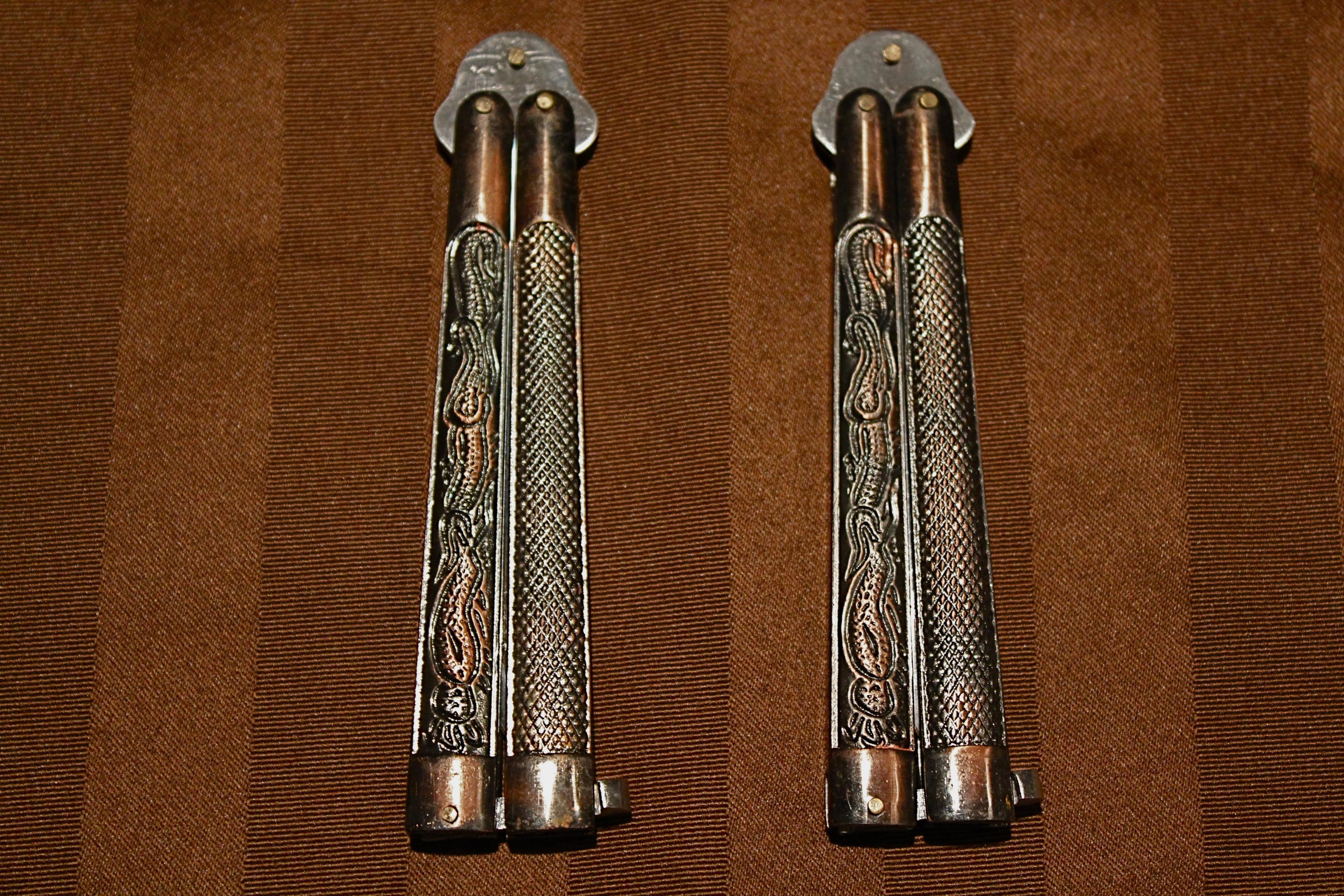 Pair of Rare Vintage Balisong / But... for sale at