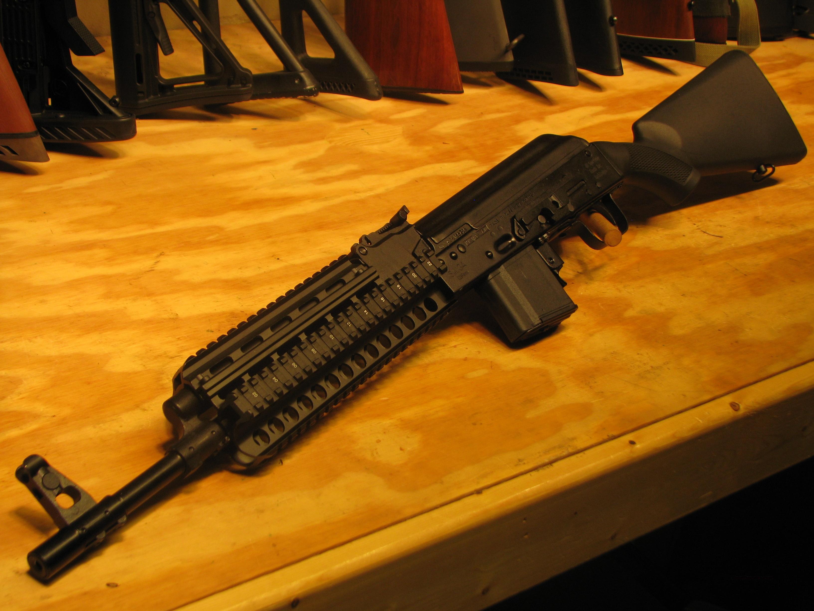 Custom AK47 Saiga 223 REM AK47 Quad Rail NEW for sale