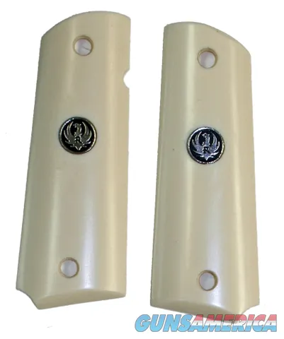 Ruger SR1911 Auto Ivory-Like Grips With Medallions