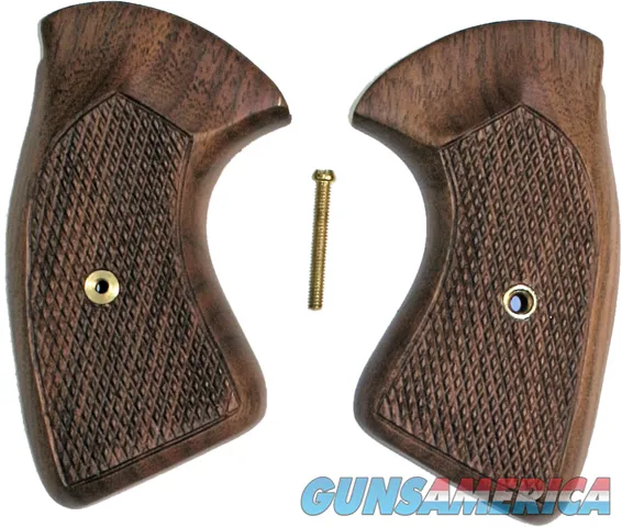 Colt Detective Special 4th Model Walnut Checkered Grips