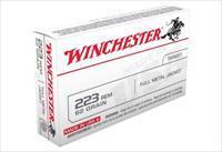 1000 Round Case Winchester USA 62gr. FMJ .223 USA223R3 NIB 
