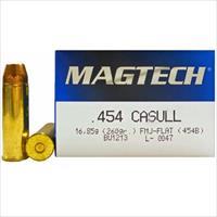 100 Rounds Magtech .454 Casull 260gr. FMJ Ammunition 454 454Casull