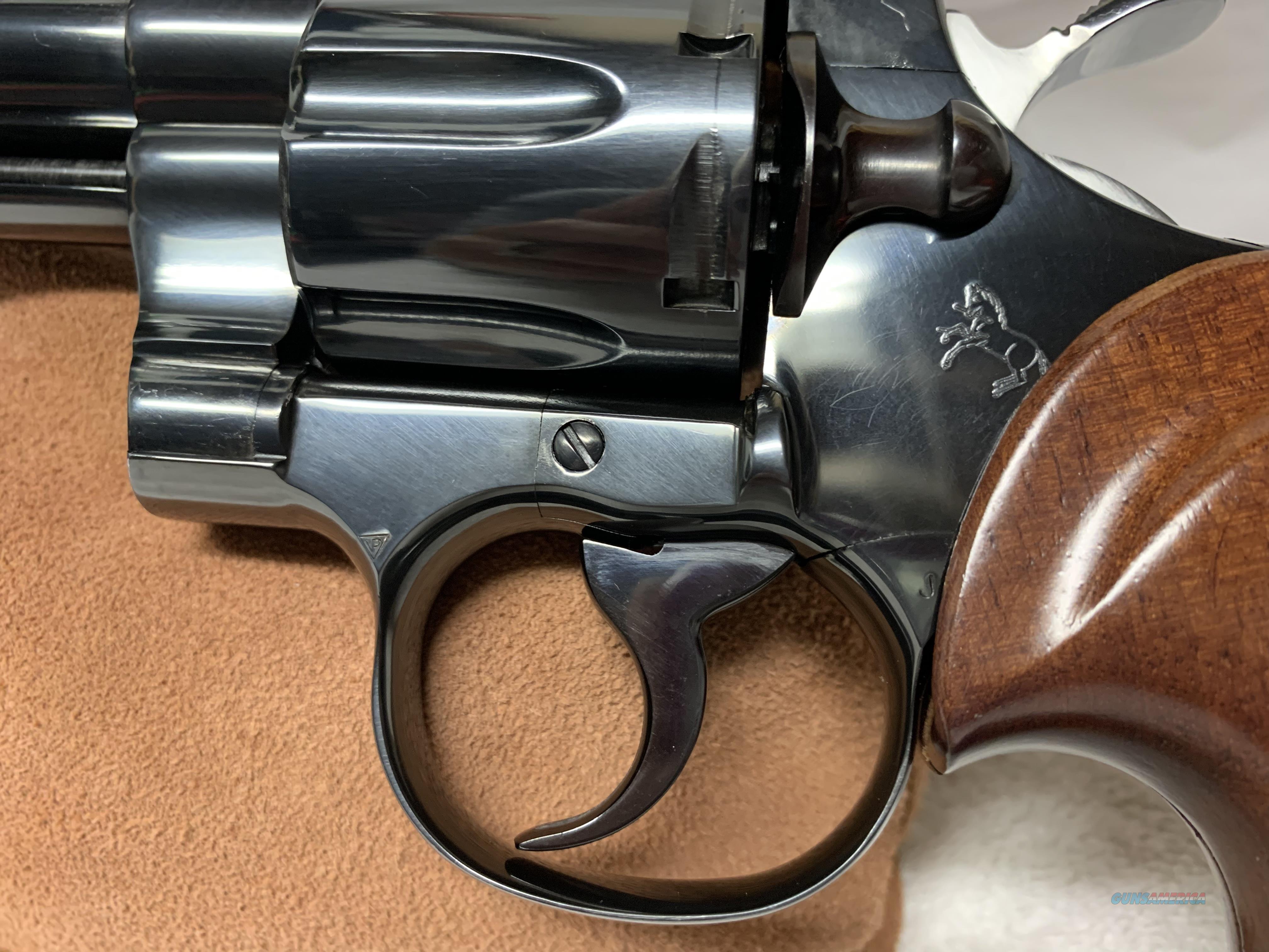 Colt Python 4” Blue 1971 W Box & pa... for sale at Gunsamerica.com ...