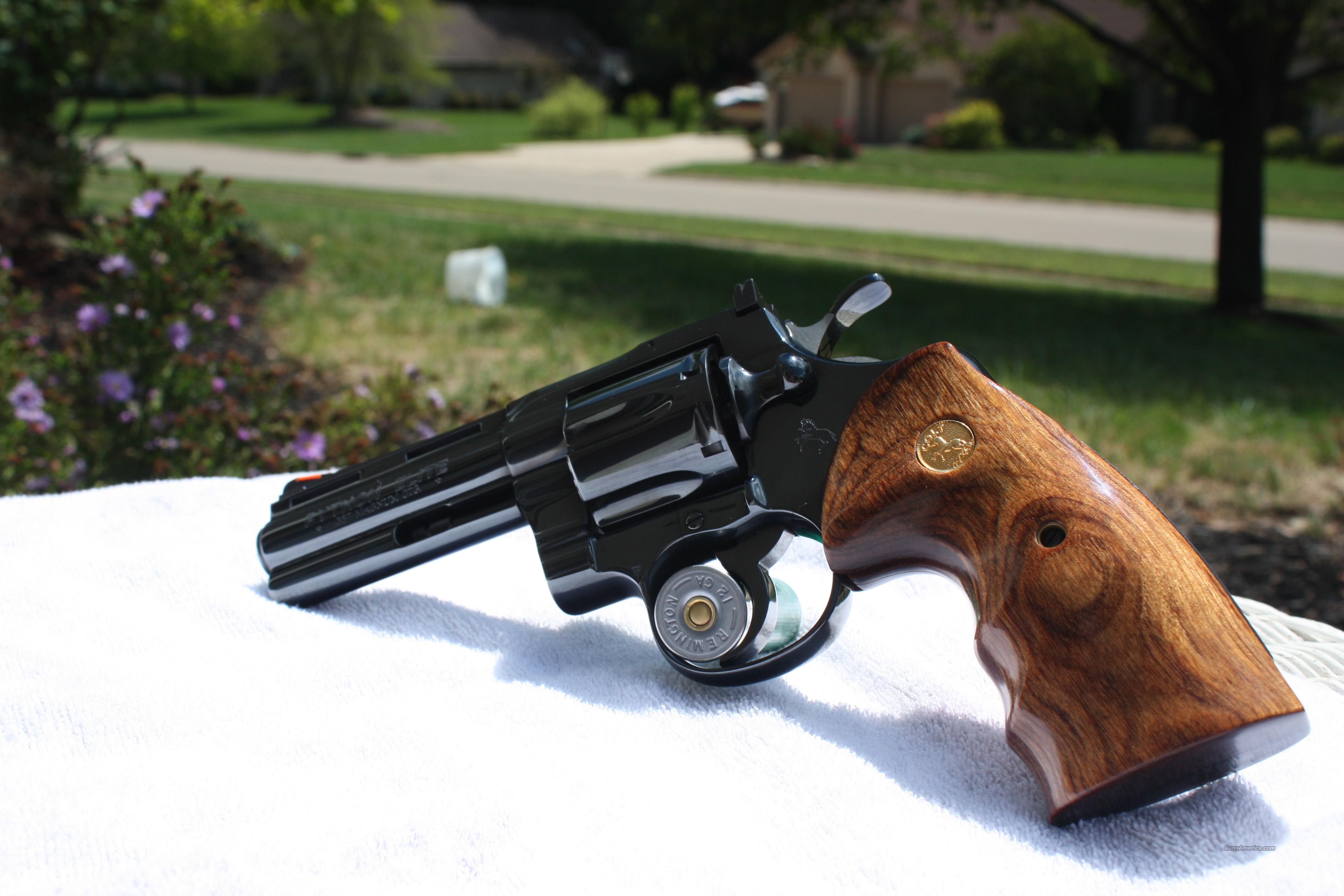 Colt Python ELITE BLUE-Rare for sale at Gunsamerica.com: 998991023