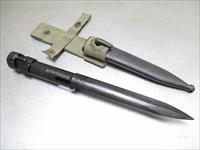 South African R1 FN FAL Type C Bayonet & Scabbard & FROG Produced by ARMSCOR 