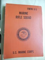 MARINE RIFLE SQUAD Field Manual *FMFM 6-5* vintage 1969 