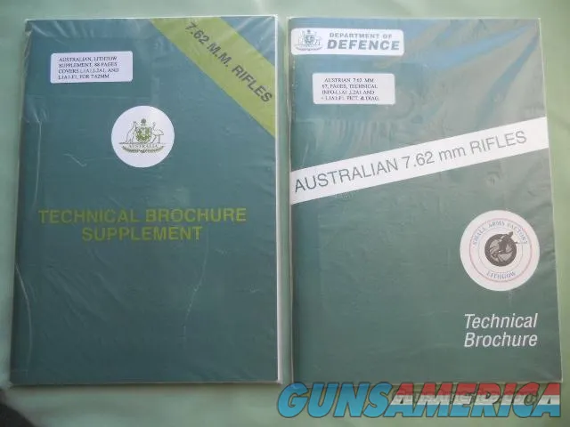 FAL Australian Lithgow L1A1 Rifle Technical Manual + Supplement FAL L1A1 L2A1 Manuals  FAL AUSTRALIAN & LITHGOW SUPPLEMENT