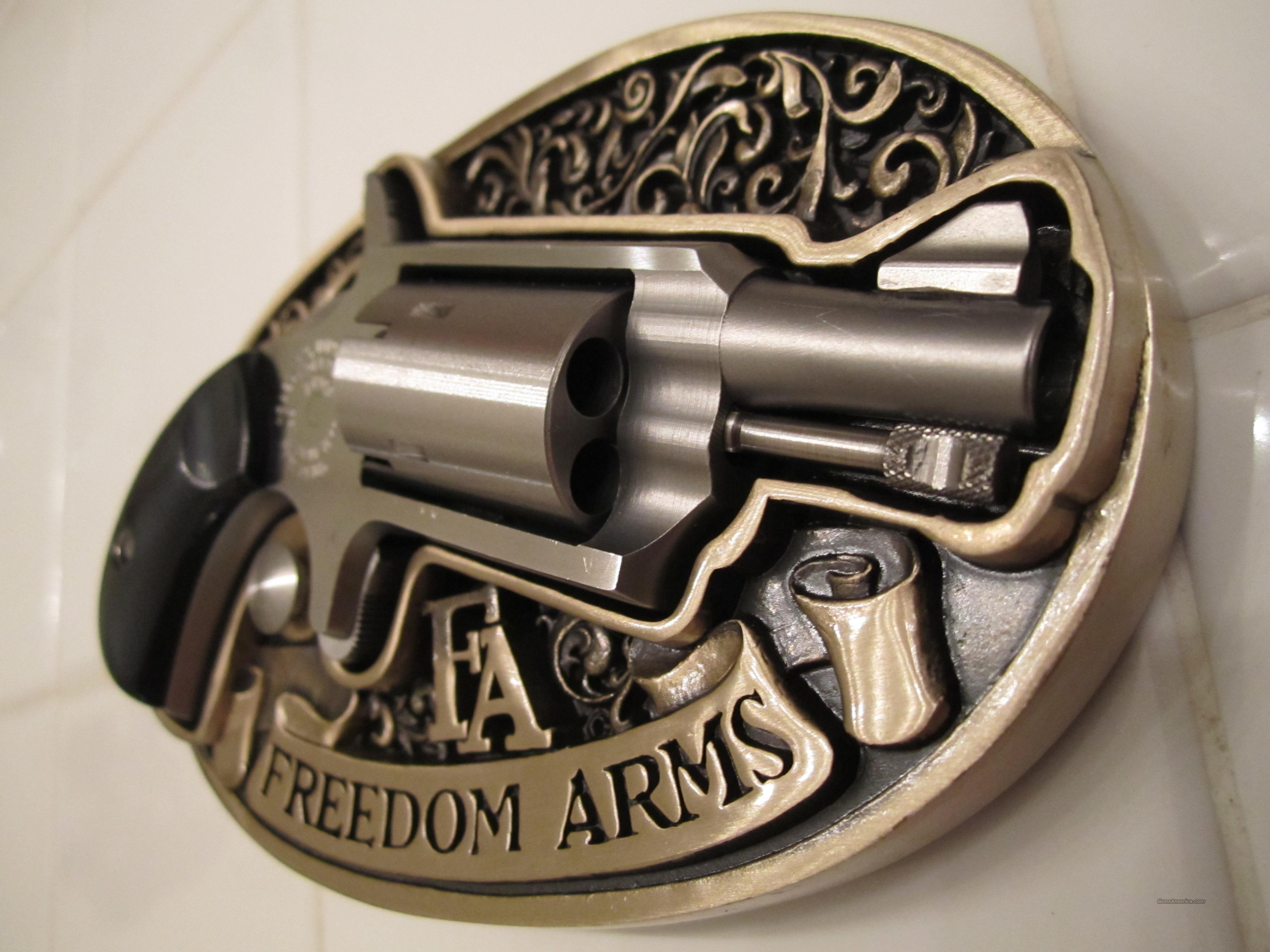 Freedom Arms 22 Mini Revolver Belt Buckle Combination Belt Poster
