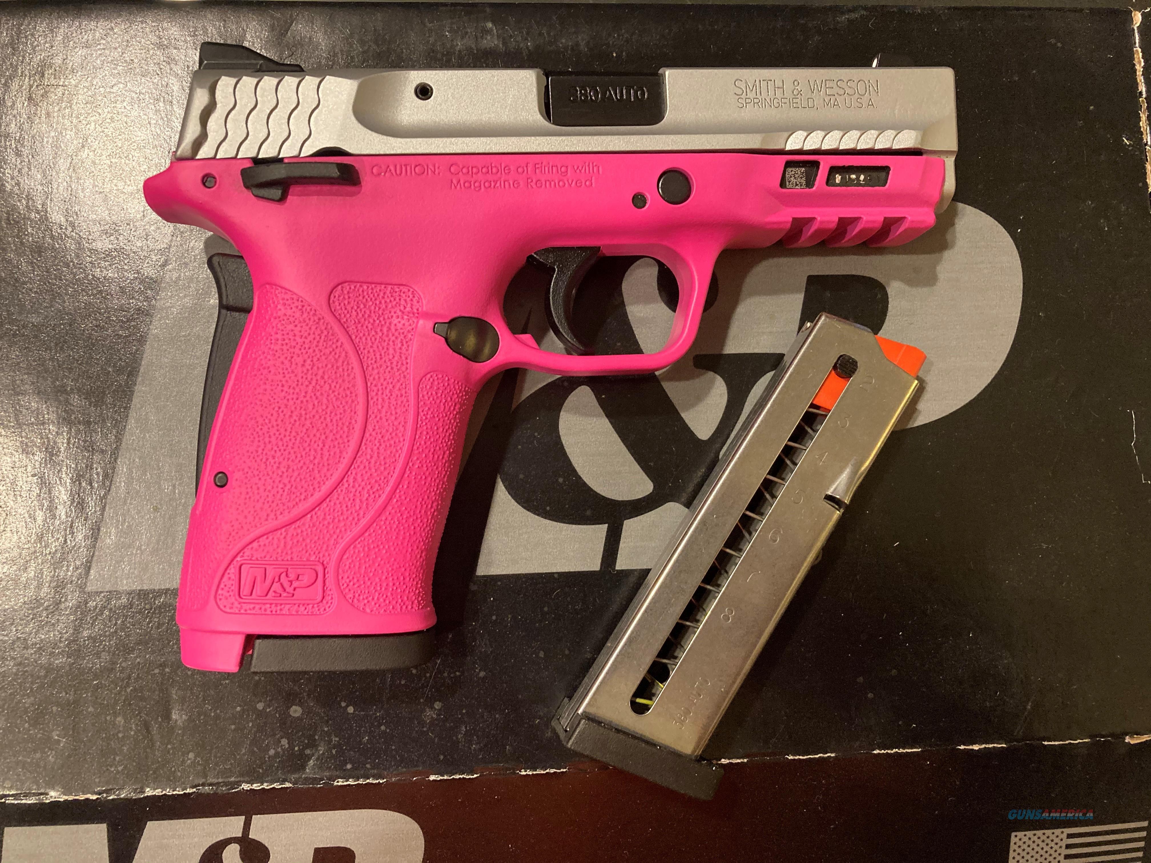 Smith Wesson M P Shield 380ez M 2 0 Pink And For Sale