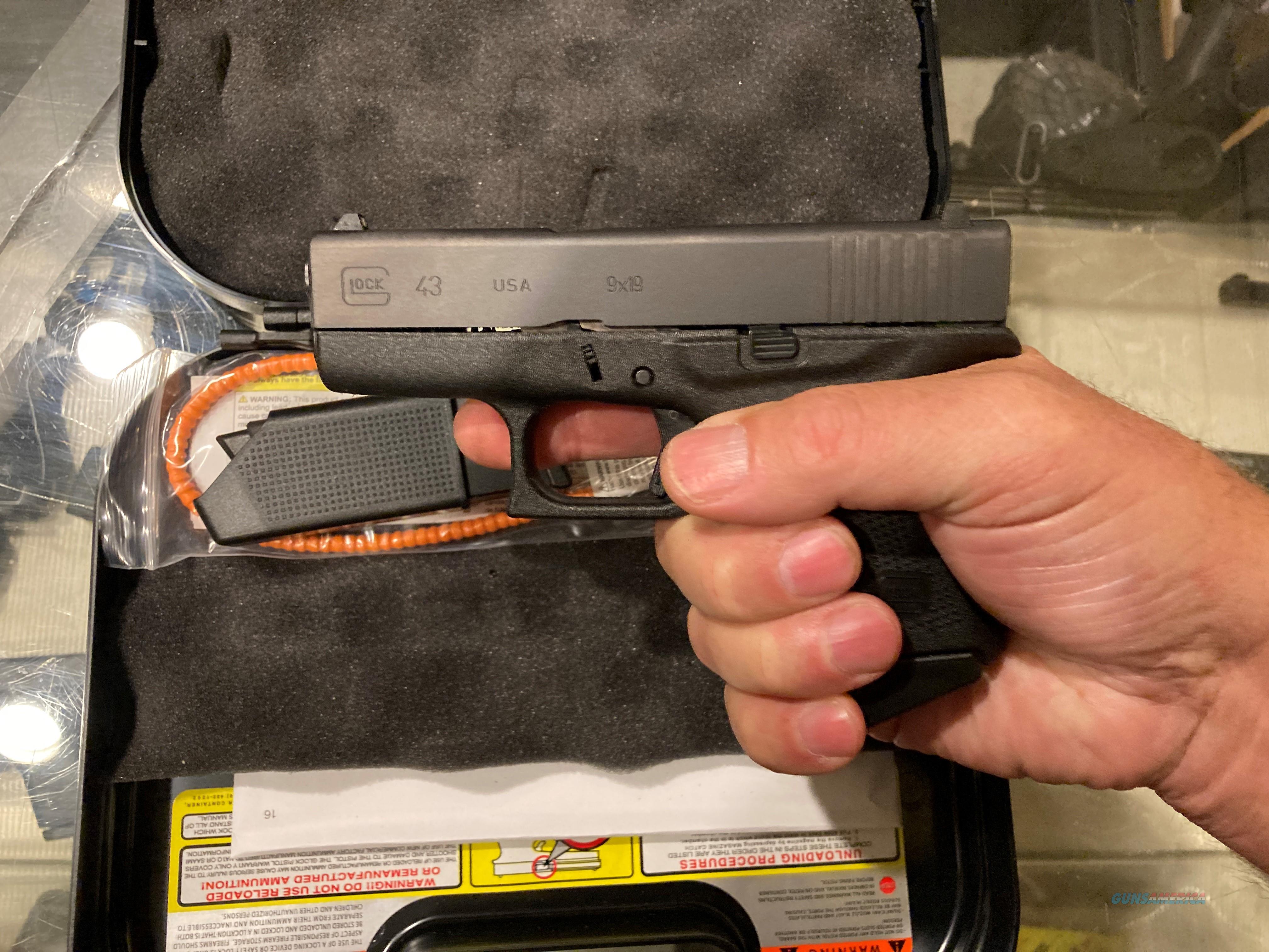 Glock 43 in 9mm G43 Smallest Glock for sale at