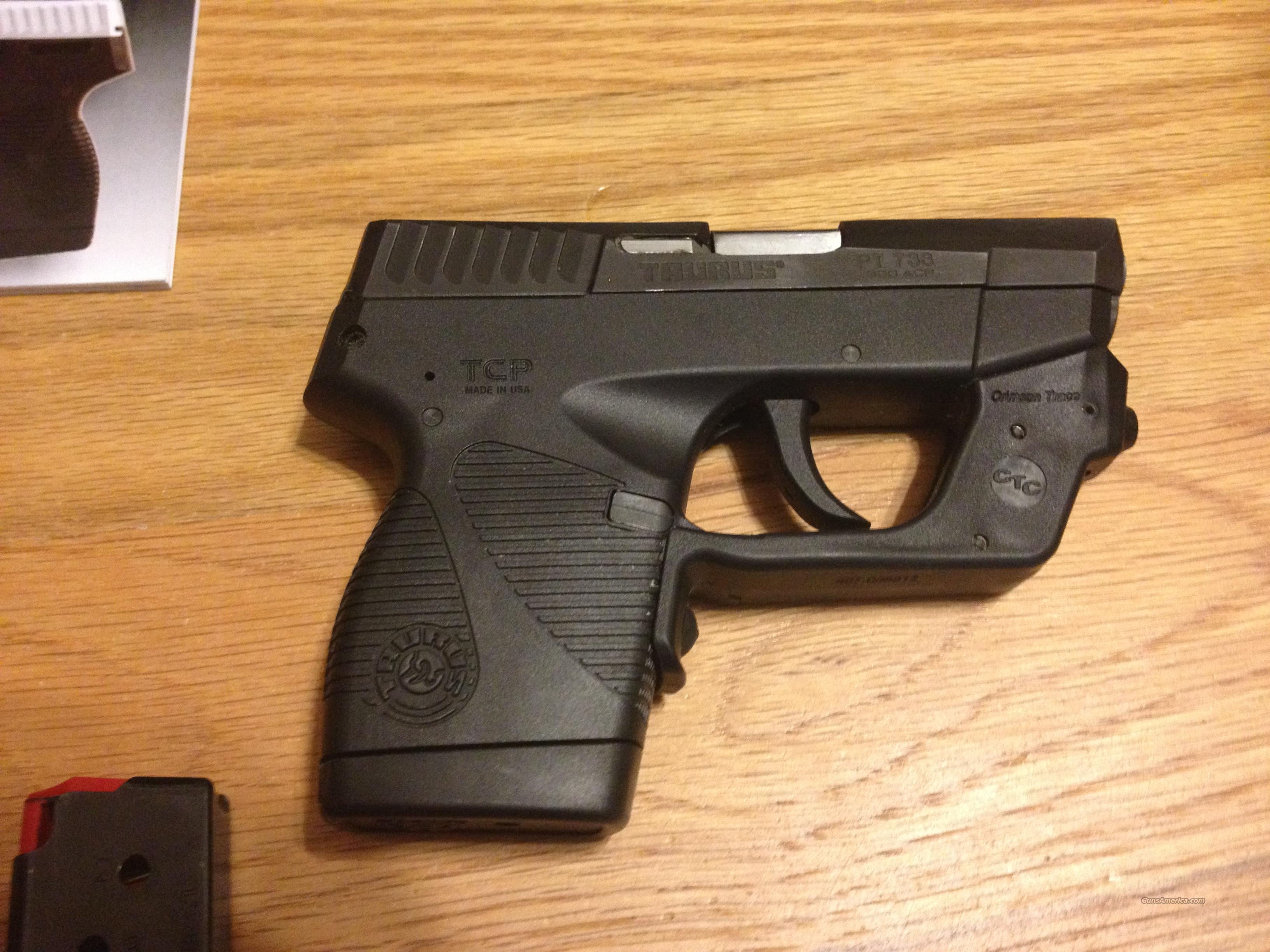 Taurus Tcp Pt738 In 380acp W Crimson Trace Las For Sale