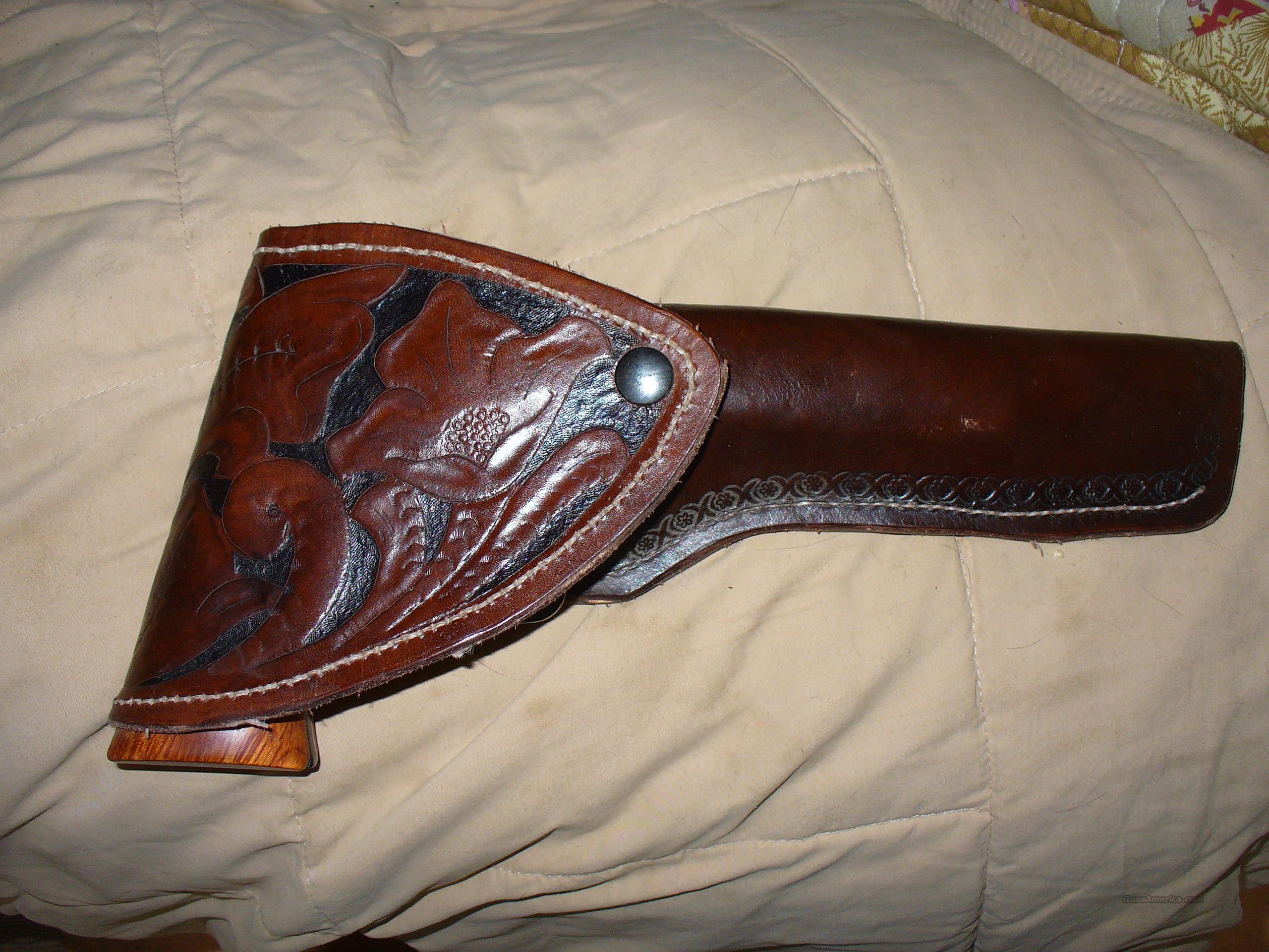 Handmade Leather Holster for 22 rev... for sale at
