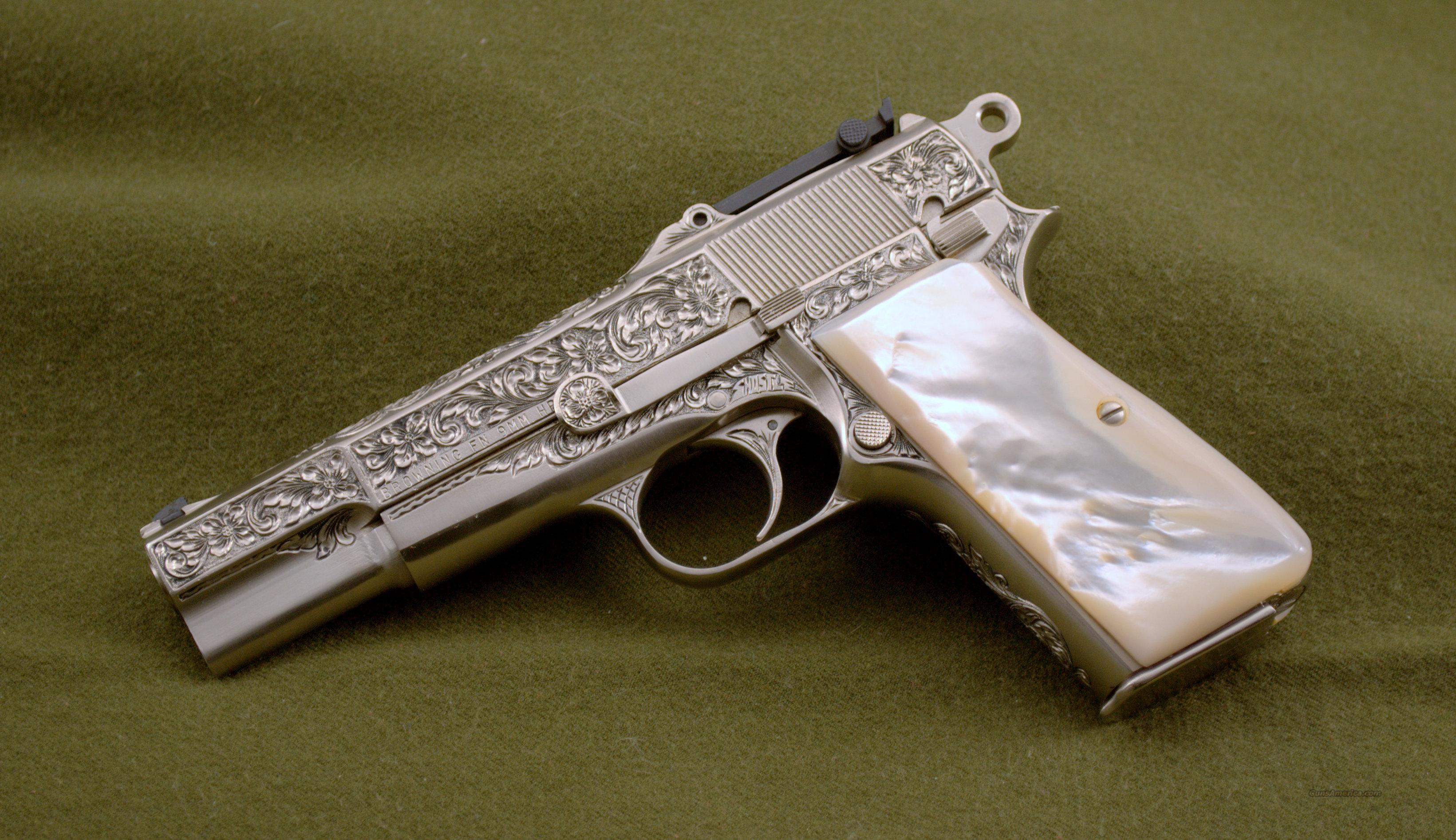 BROWNING HIPOWER BEN SHOSTLE ENGRA... for sale at