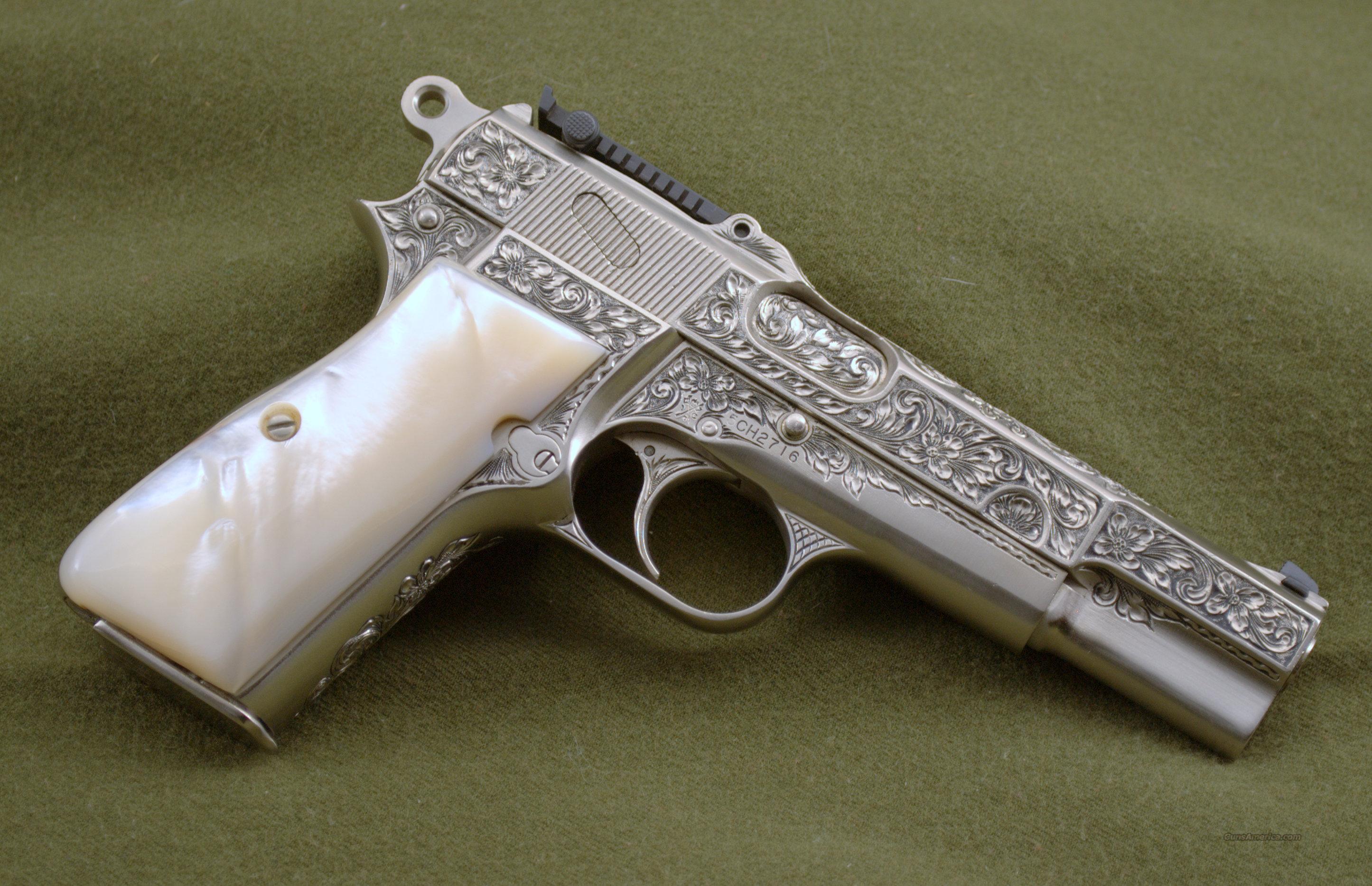 BROWNING HIPOWER BEN SHOSTLE ENGRA... for sale at
