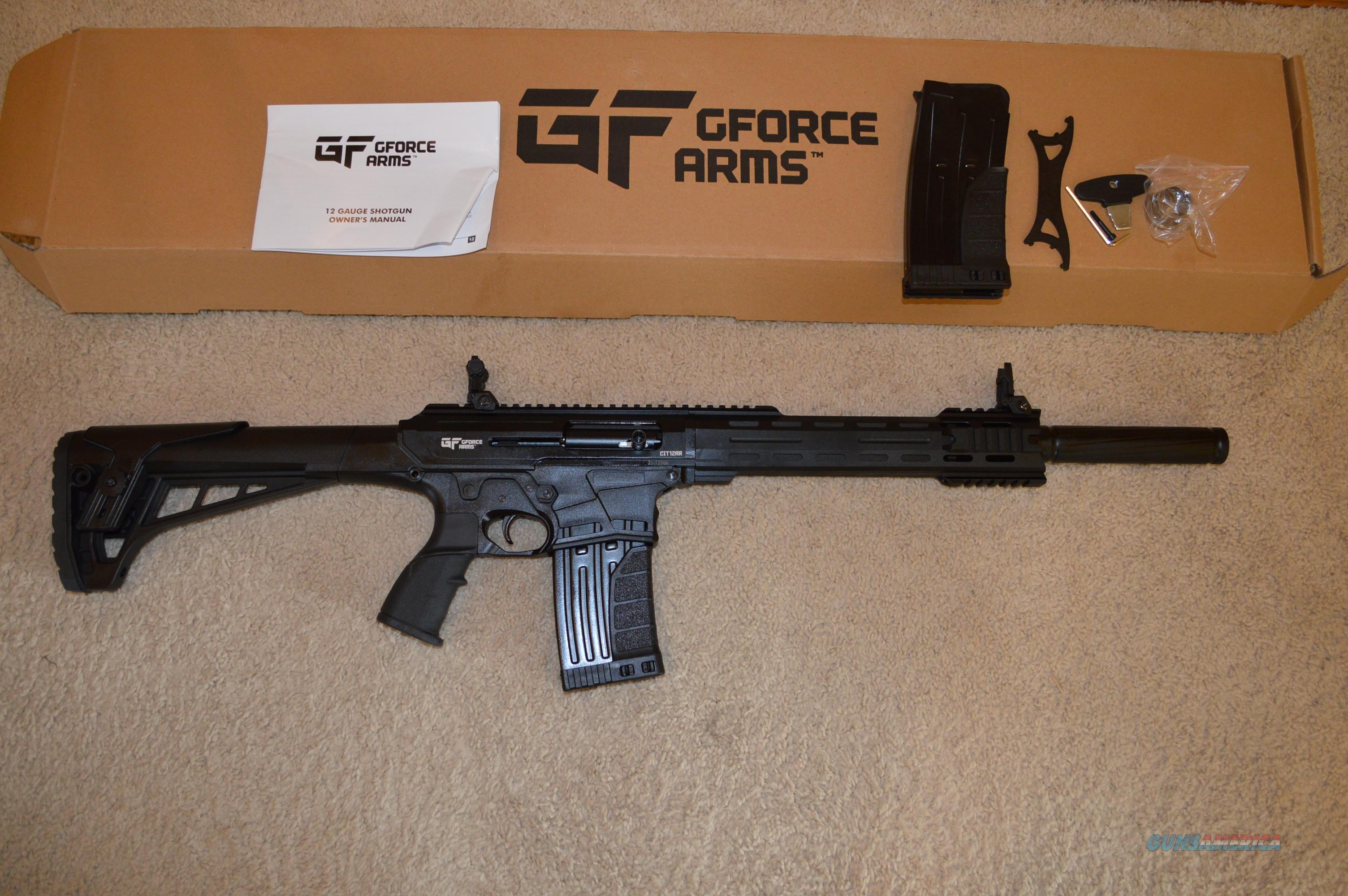 Gforce Arms Gf Ar Gauge Ar Style Semi Automatic Shotgun With | My XXX
