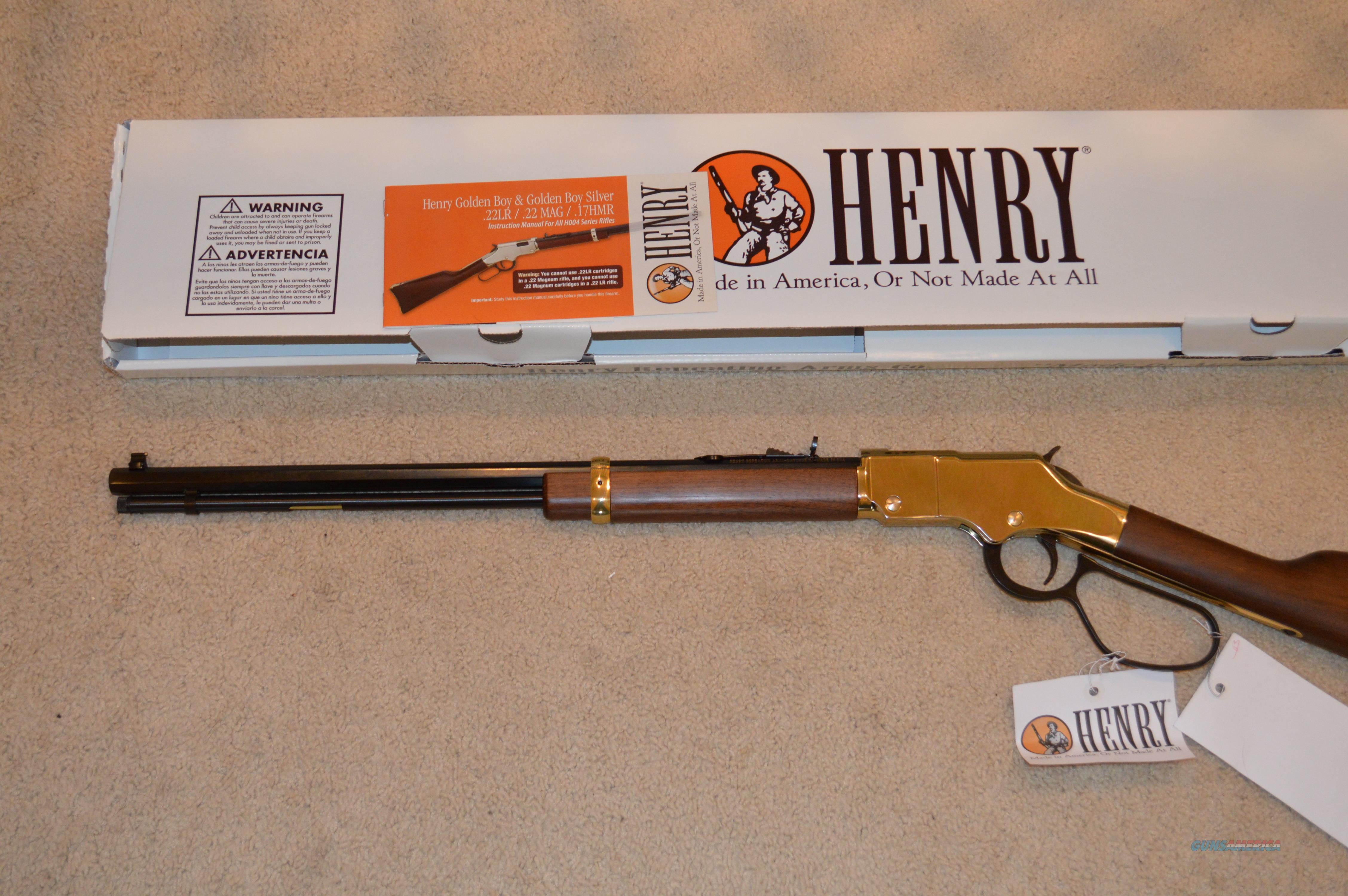 Henry Golden Boy 22 Magnum Large Loop For Sale