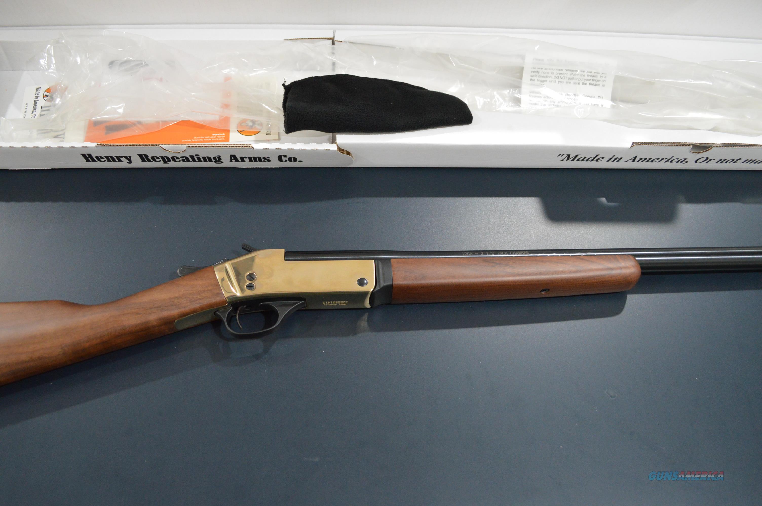 ON SALE! Henry Shotgun 12GA Brass for sale at 921917414