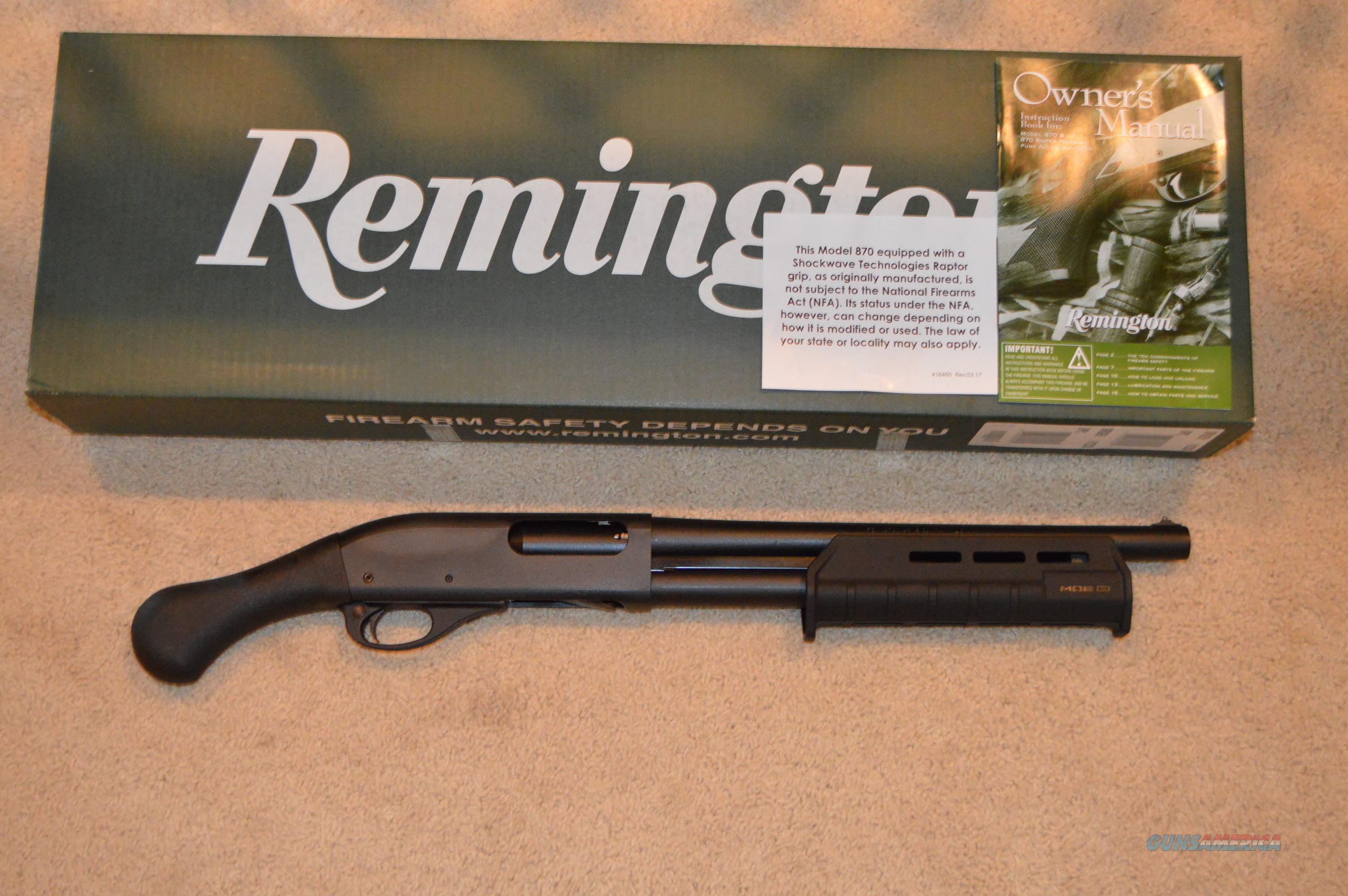 On Sale! Remington 870 TAC 14 Shock... for sale at