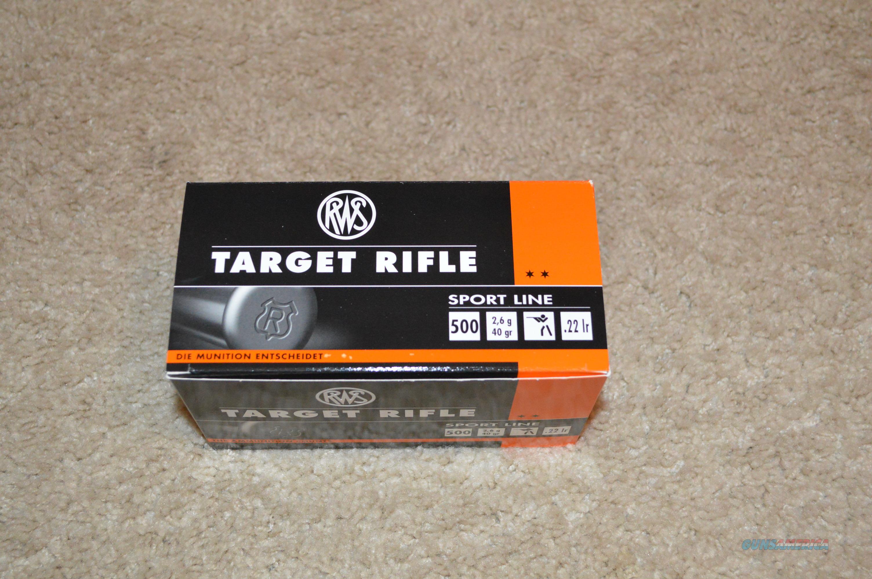 22LR Ammo 2500 Rounds RWS/Umarex Ta... for sale at 983567246