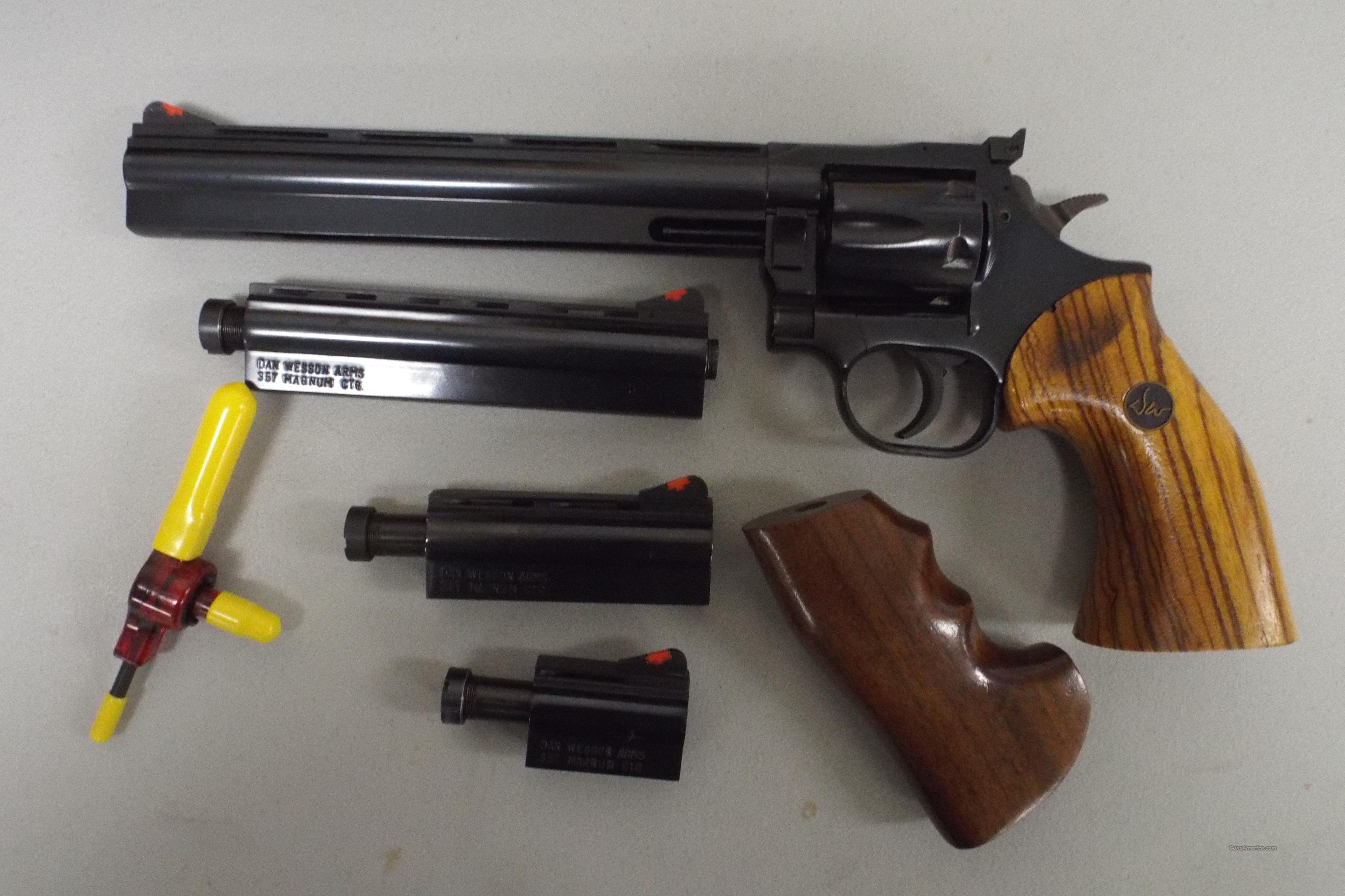 DAN WESSON CTG 357 4 BARREL SET BLU... for sale at