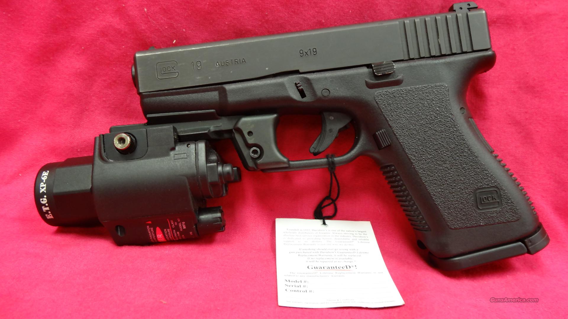 Glock 19 Gen 1 with laser and light... for sale at