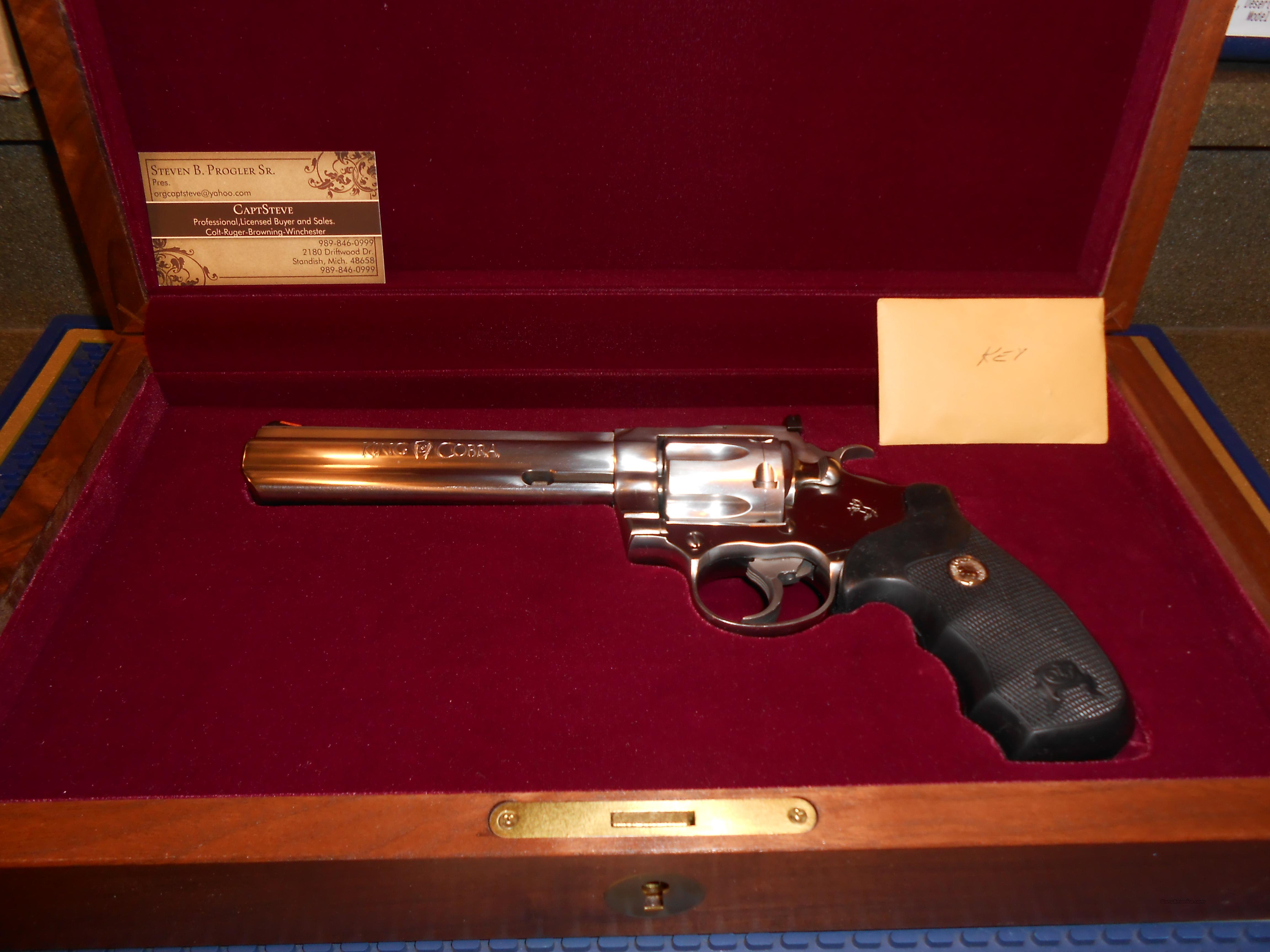 Colt King Cobra EDT Custom Display for sale at