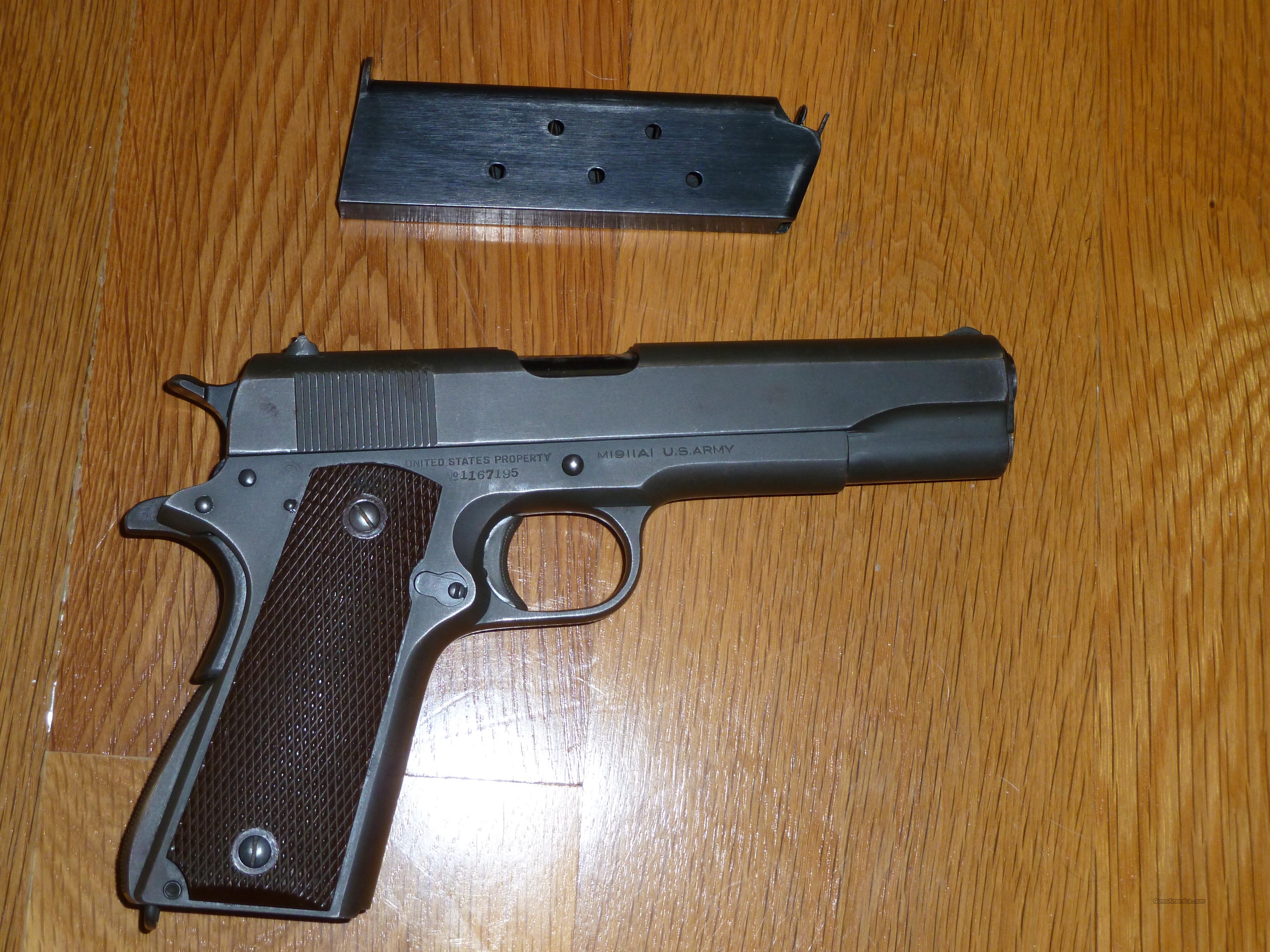 1911A1 US ARMY Colt 45 1944 for sale at 949964933
