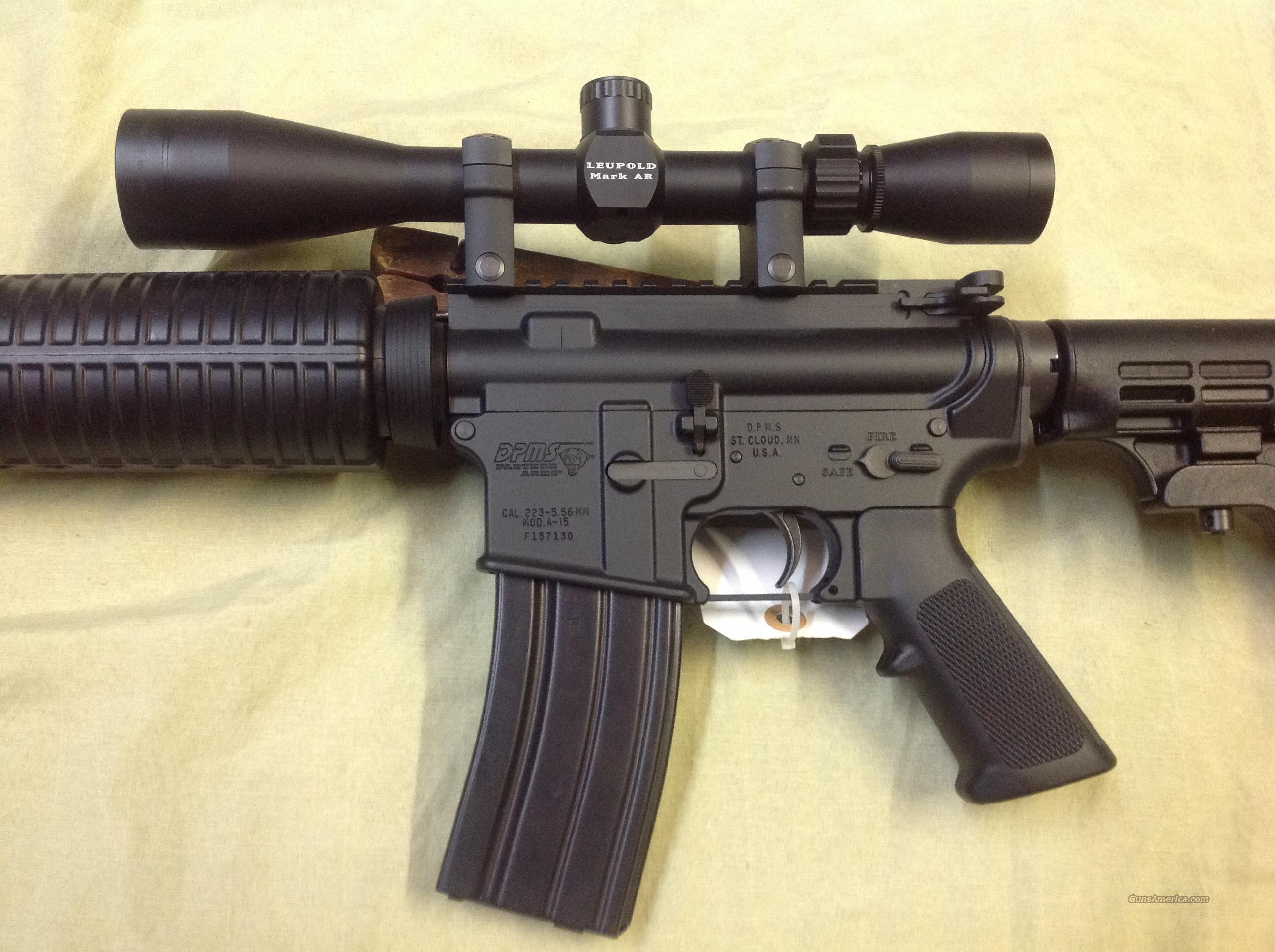 DPMS A15 AR15 with Leupold Mark AR scope