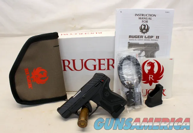 Ruger LCP II semi-automatic pistol ~ 22LR ~ Box Manual Pouch